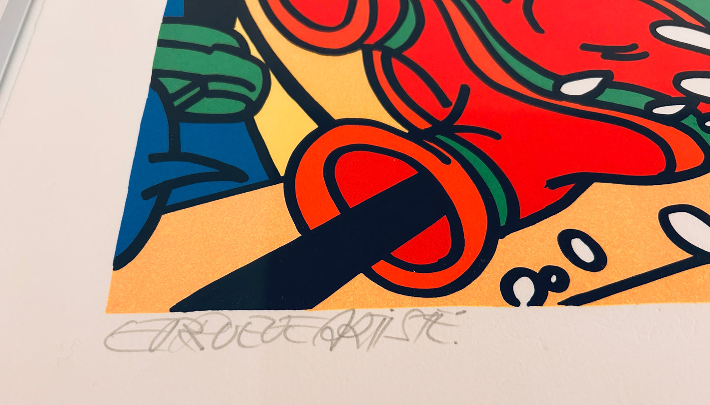 Sérigraphie ERRO, To us, 1996.