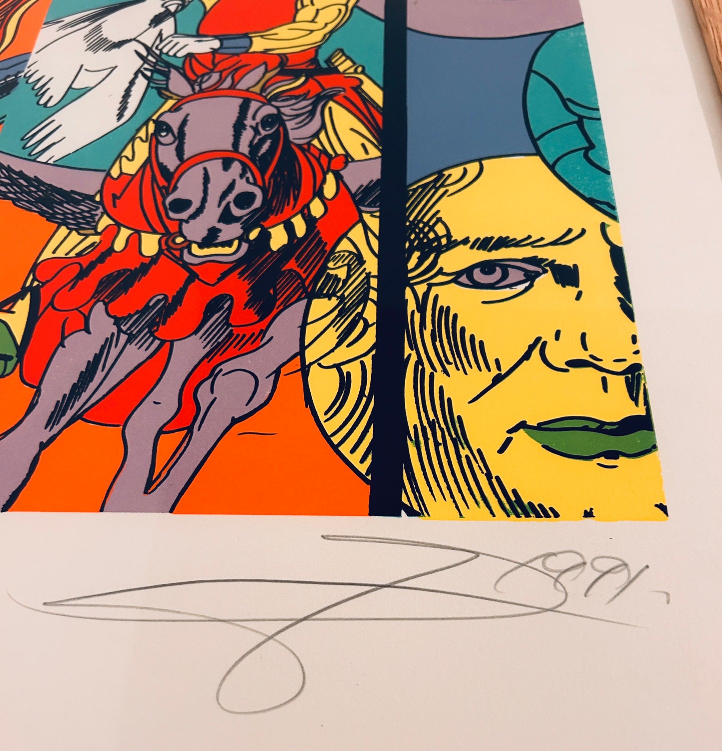 Lithographie ERRO, Comics, 1991