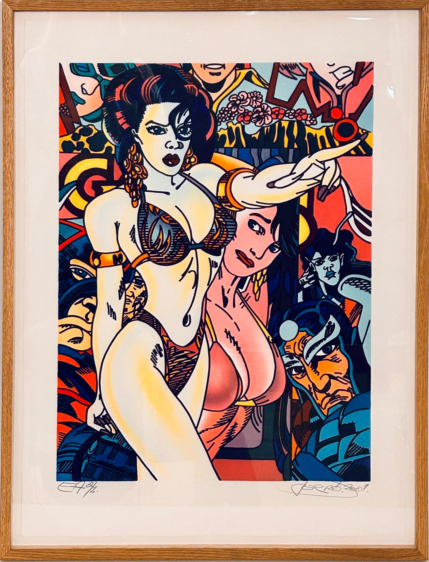 Lithographie ERRO, Comics 2001