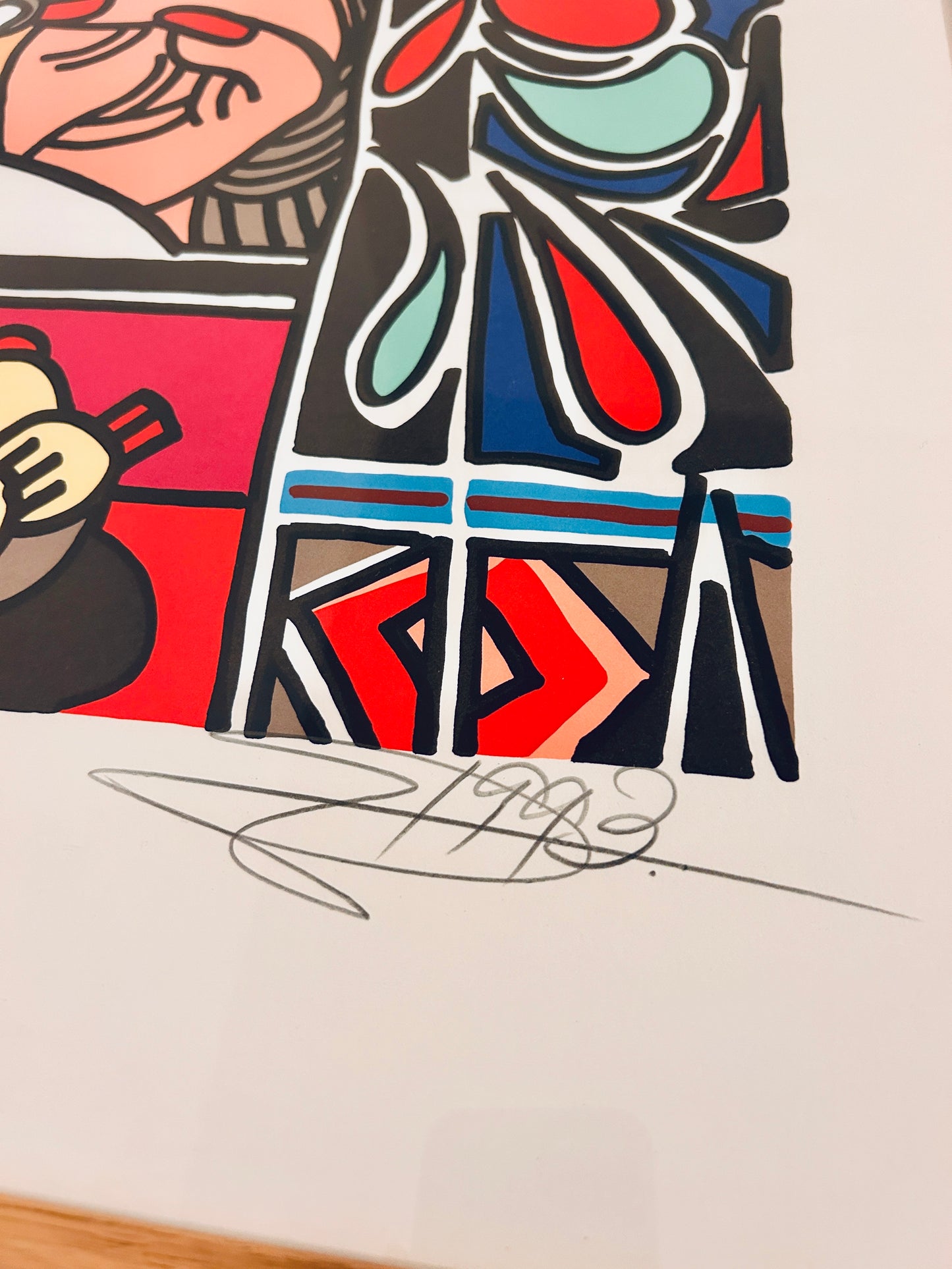 Lithographie Erro, La femme fatale, 90s