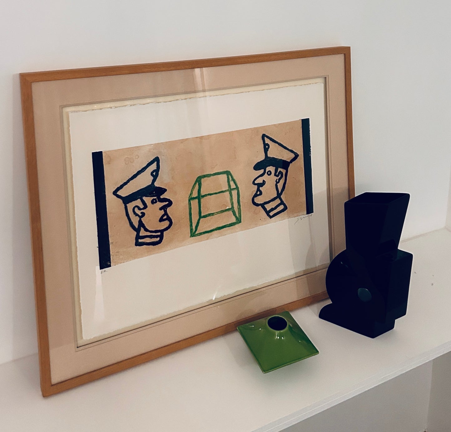 Lithographie Policiers, Antonio Segui