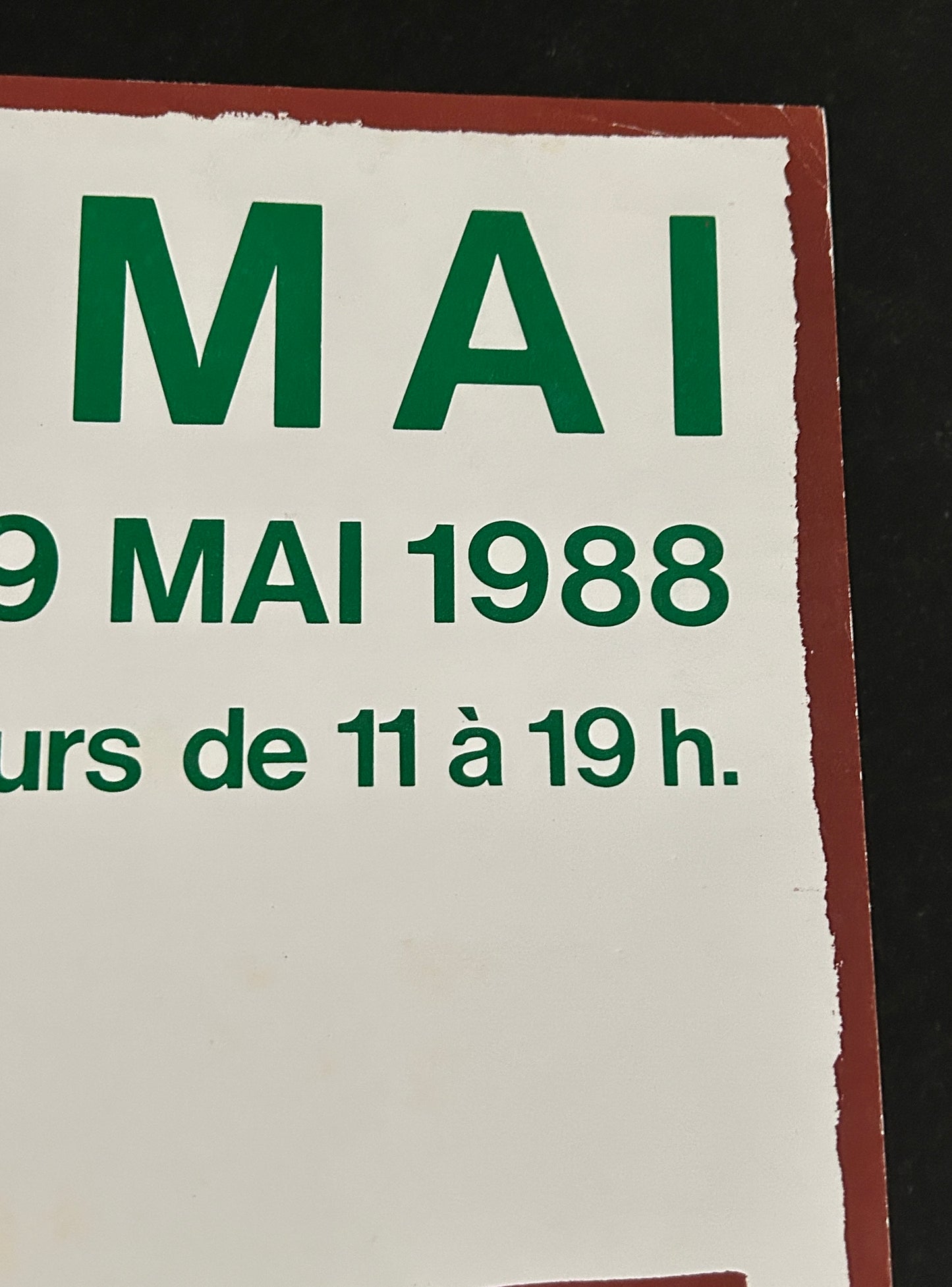 Affiche Antonio Segui, Salon de Mai, 80s