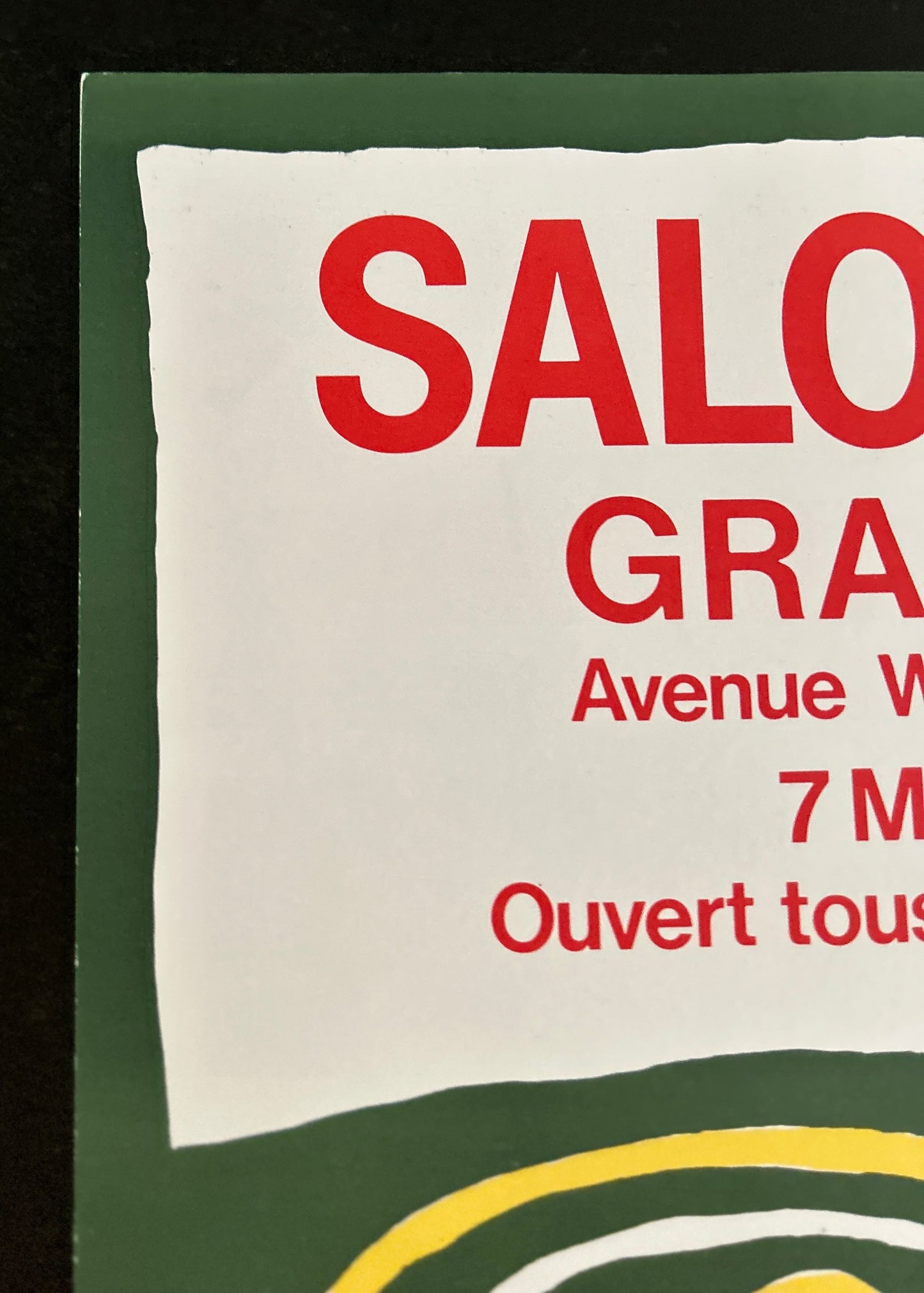 Affiche Yvon Taillandier, Salon de Mai 1986