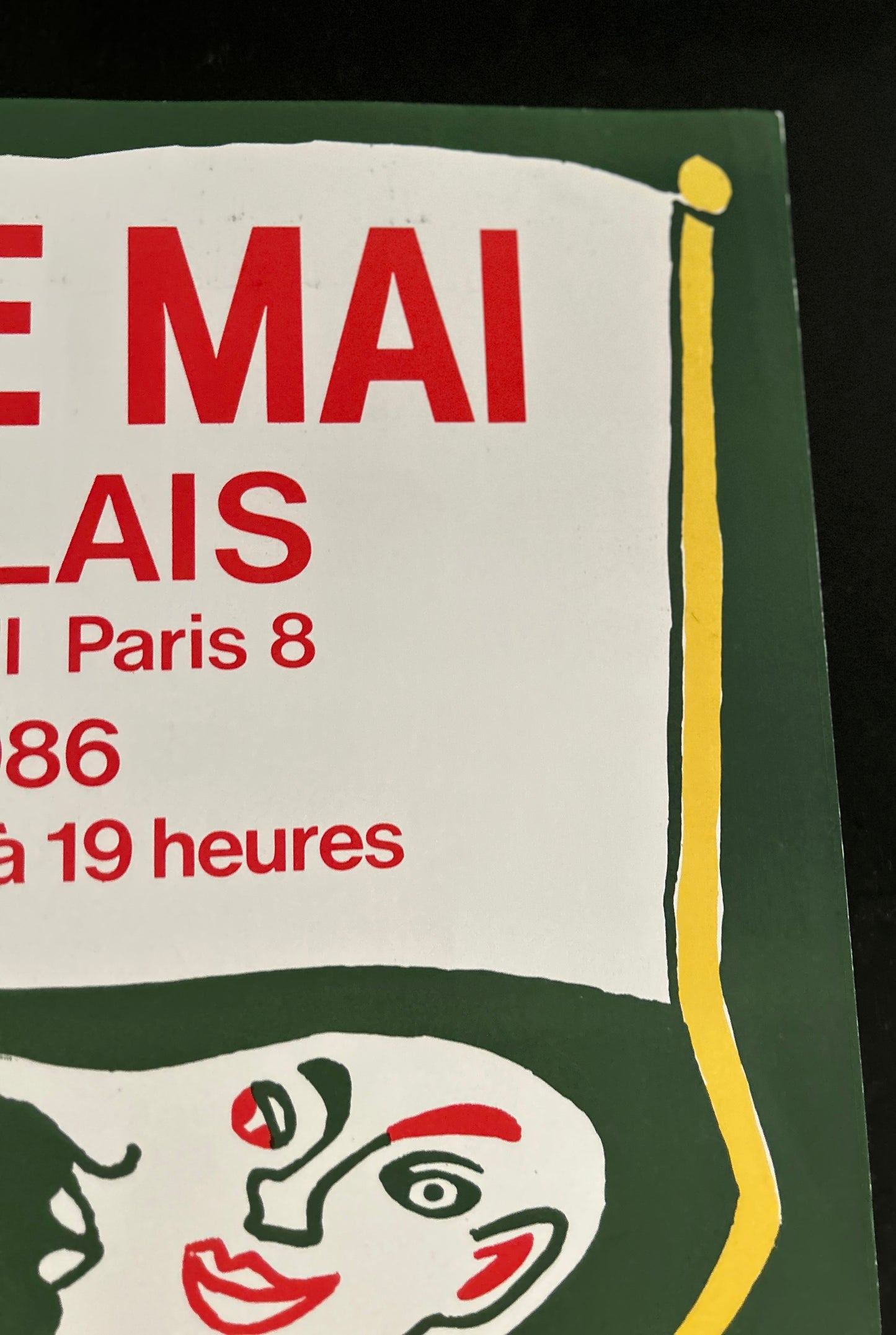 Affiche Yvon Taillandier, Salon de Mai 1986