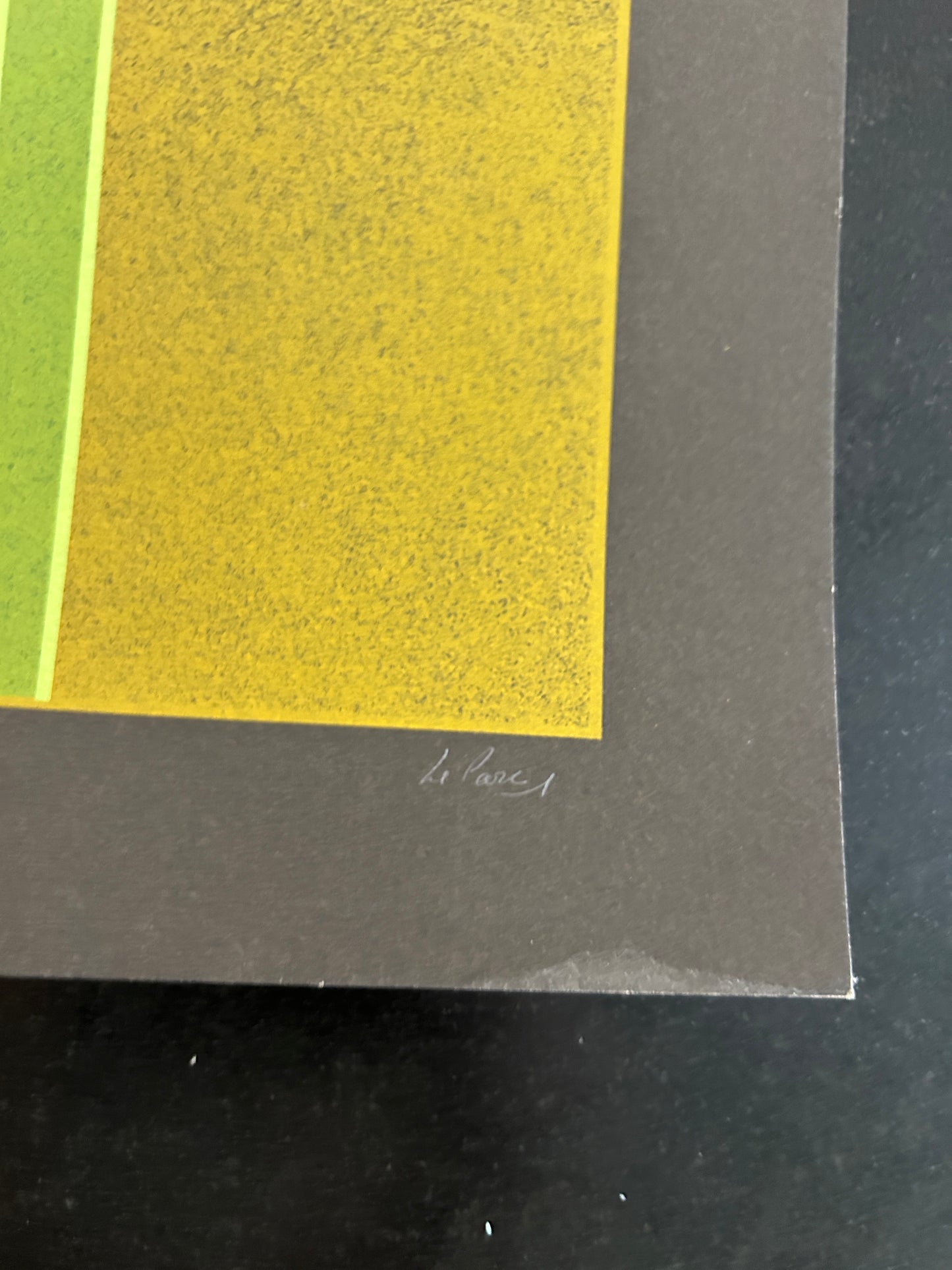Sérigraphie , Composition transversale , Julio le Parc, 80s