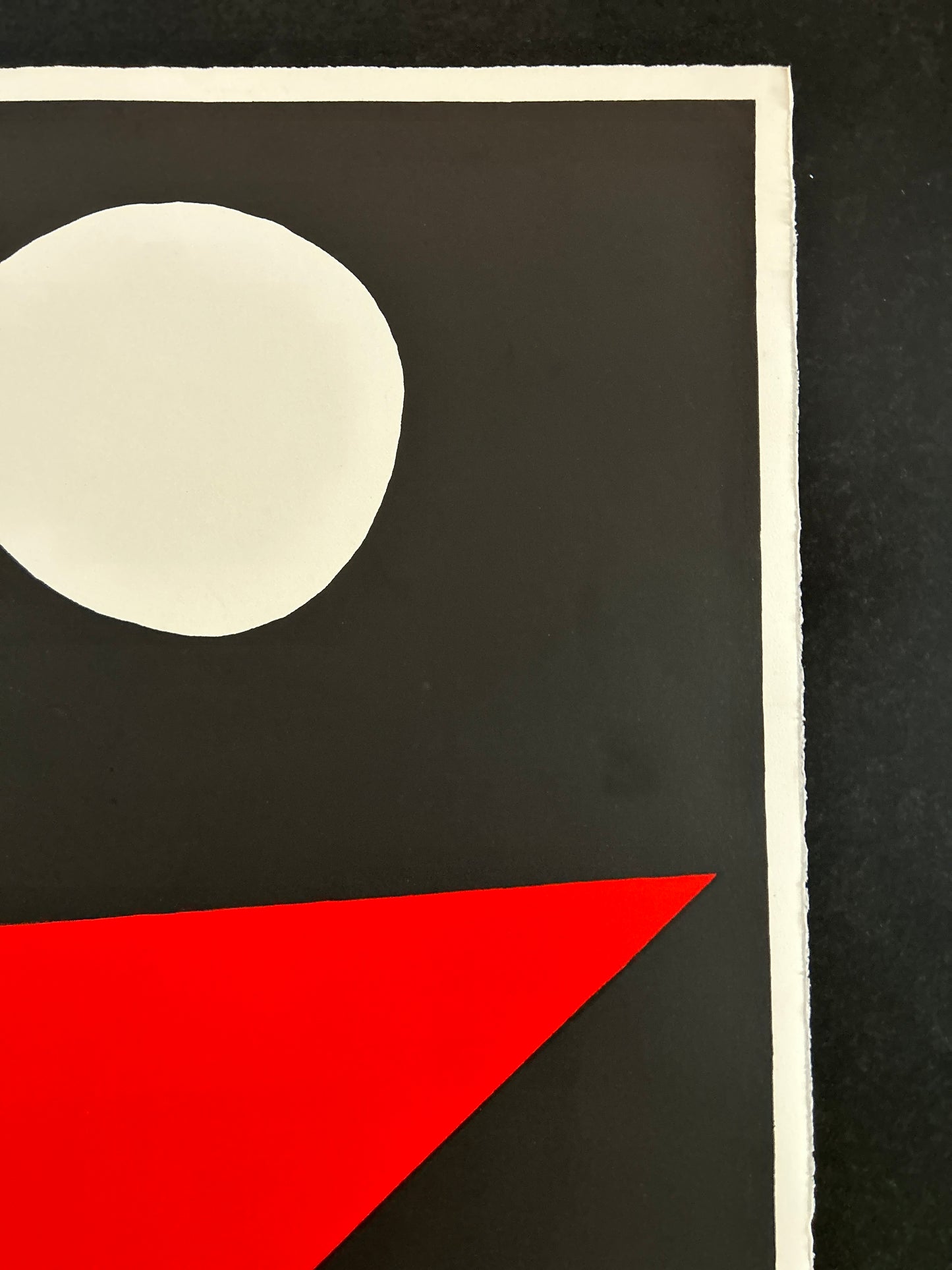 Lithographie GILIOLI, Composition géométrique, 70s