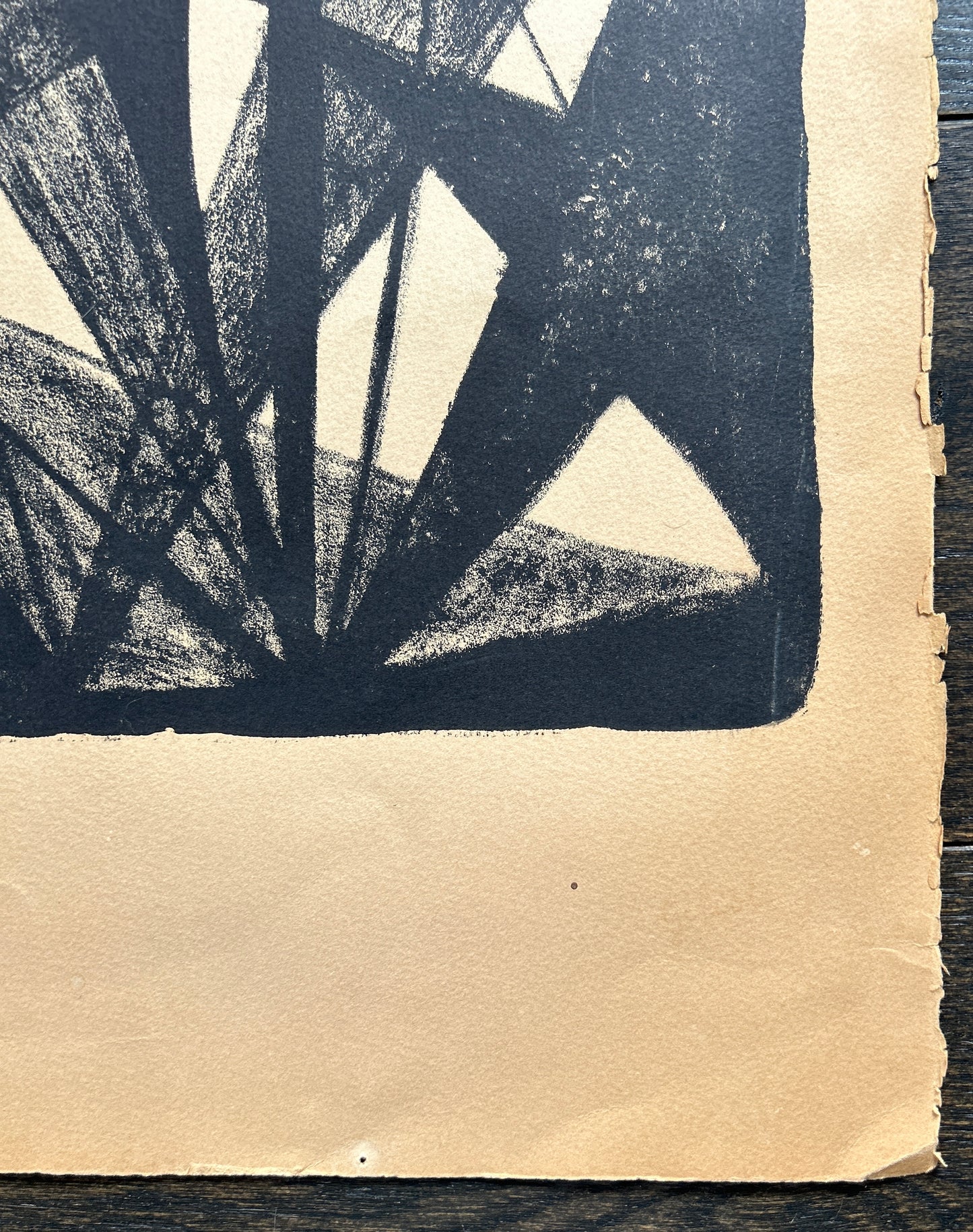Lithographie abstraite, Emile Gilioli, 70s