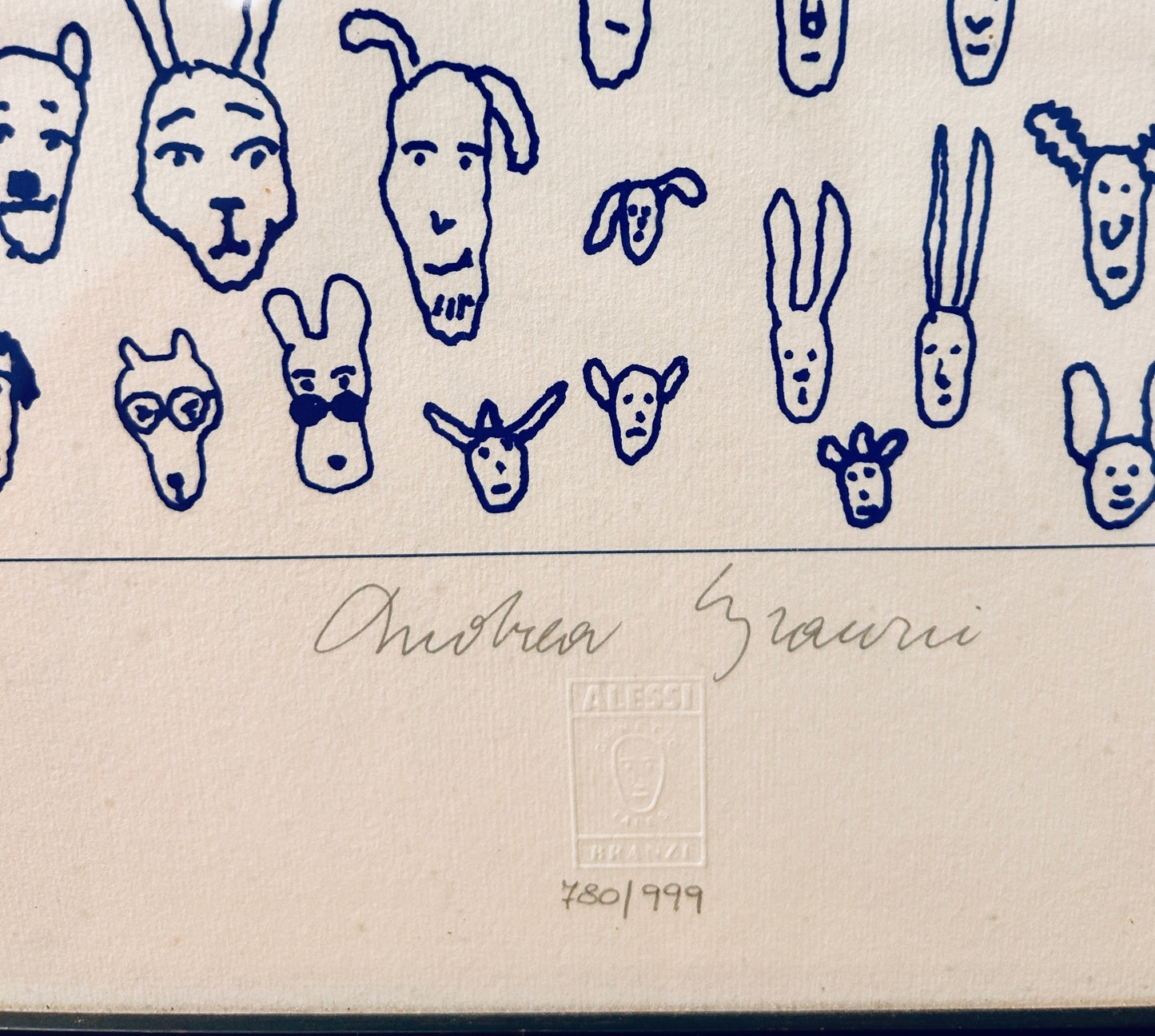 Lithographies " Genetic Tales " par Andrea Branzi, Alessi, 1998