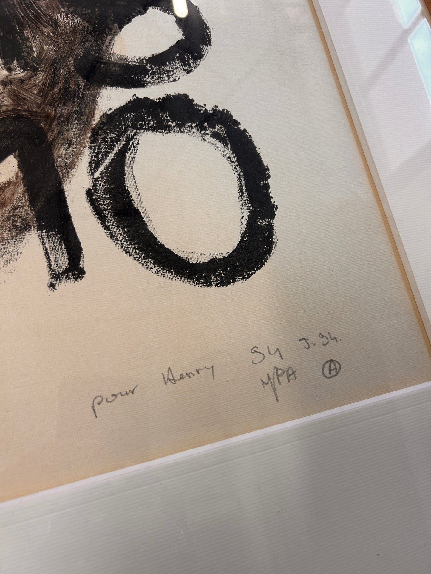 Tableau, Peinture, Jean-Philippe Aubanel, Hommage à Basquiat, 90s