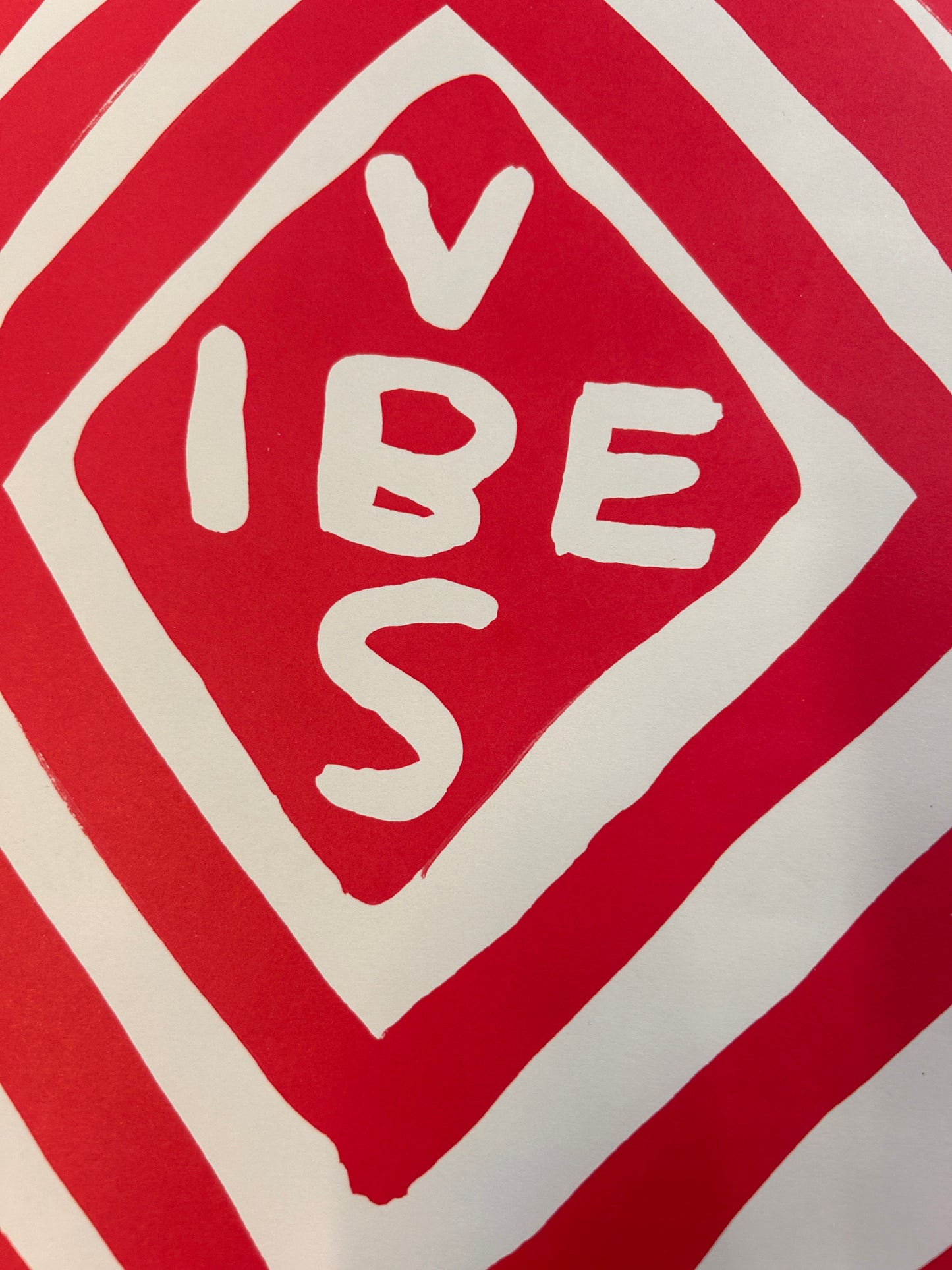 Lithographie David Shrigley, Vibes, 2018