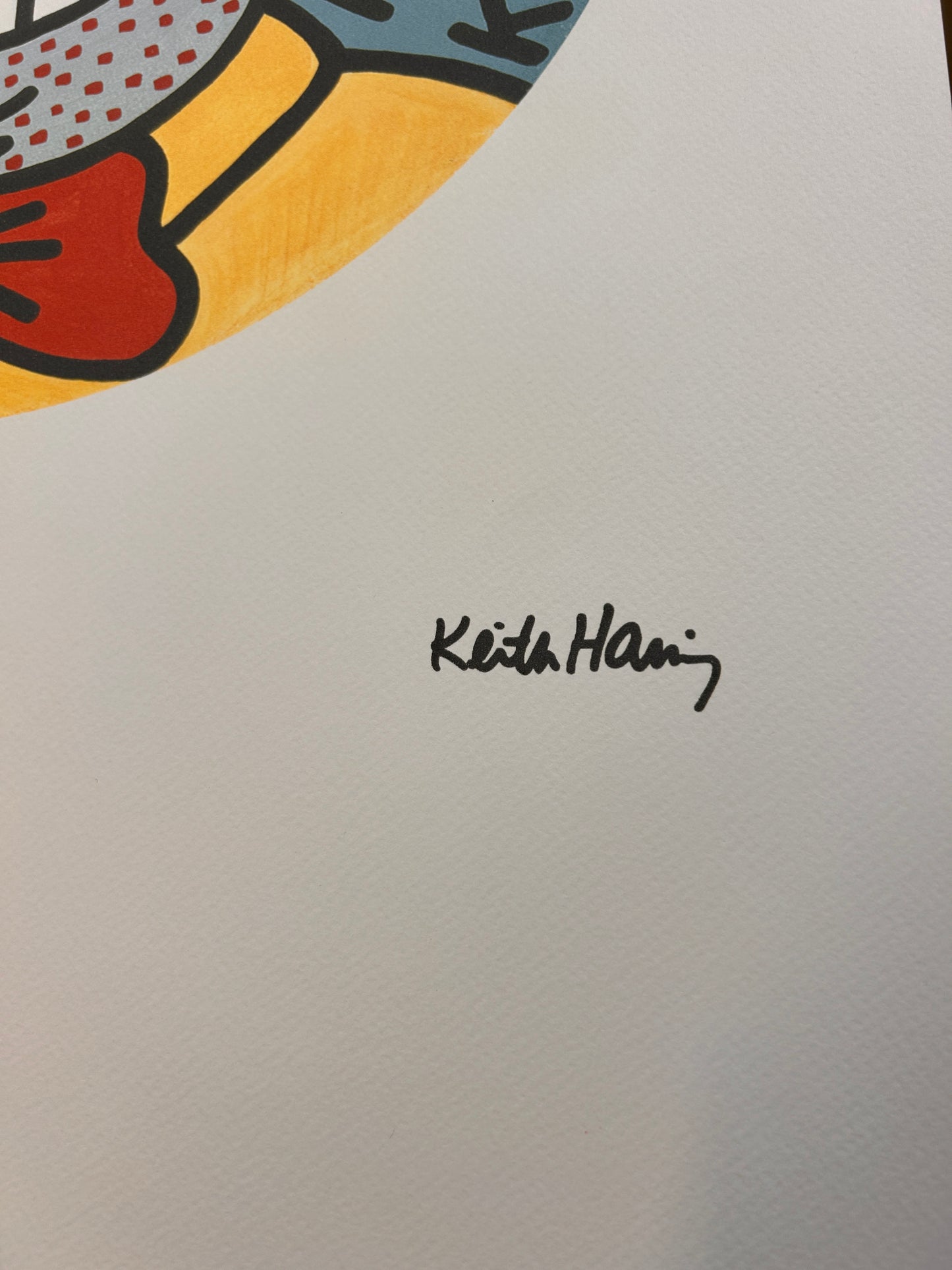 Lithographie, Keith Haring, Brasil 1986