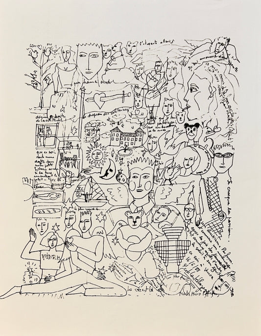 Lithographie, JC de Castelbajac, 2000s
