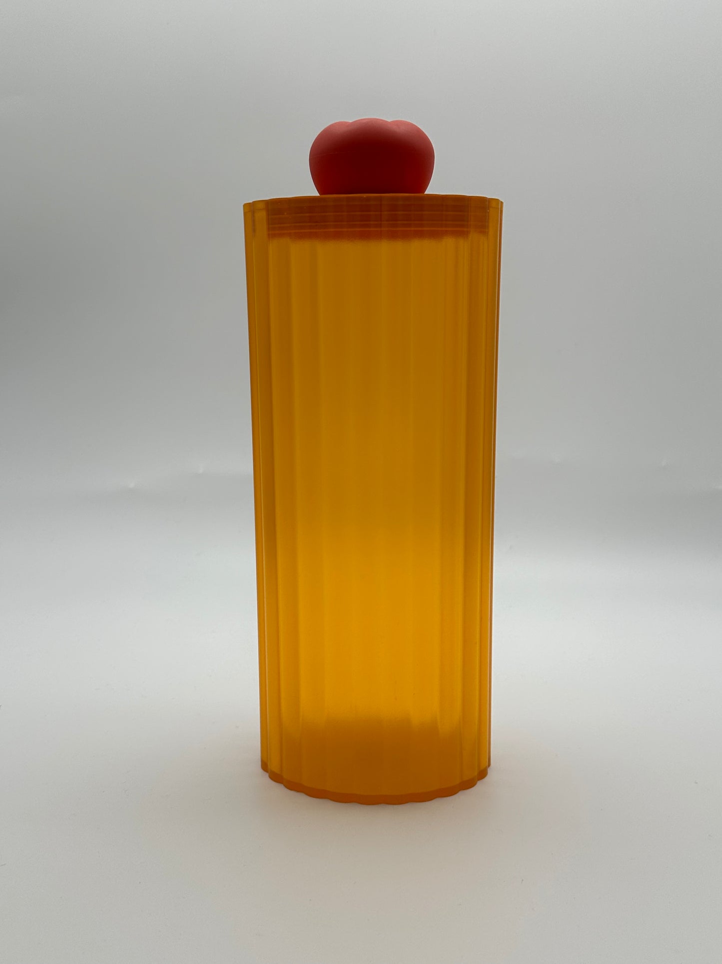 Boite à spaghetti "Rigatone" orange, Stefano Giovannoni, Alessi , 80s