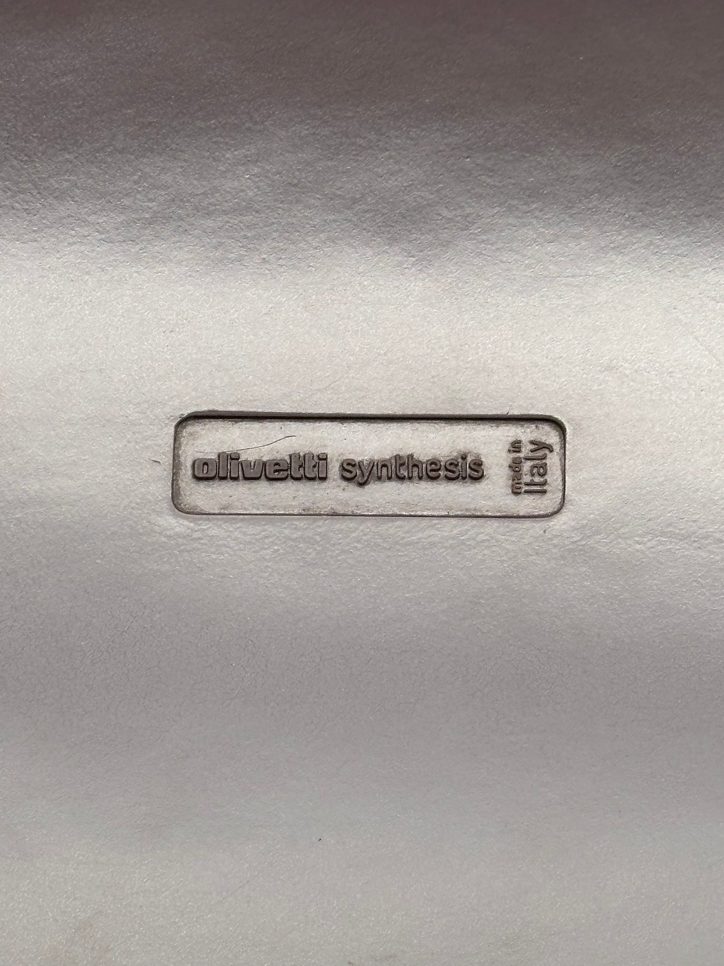 Cendrier postmoderne Synthesis marron, Ettore Sottsass, Olivetti, 70s