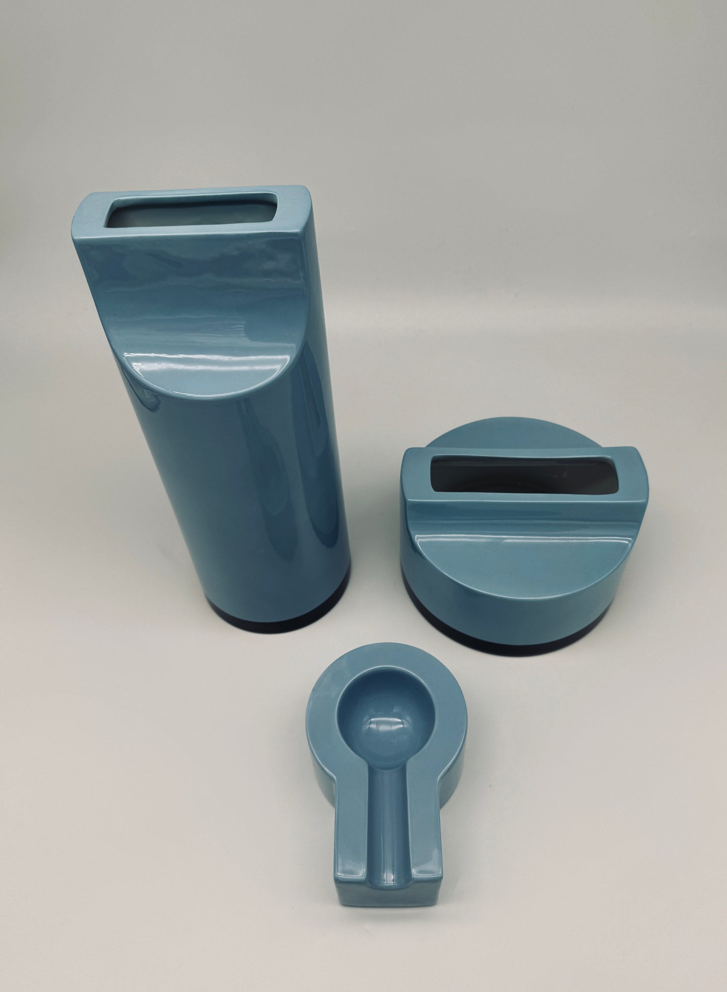 Ensemble de 3 céramiques, Ettore Sottsass pour Habitat, 2000