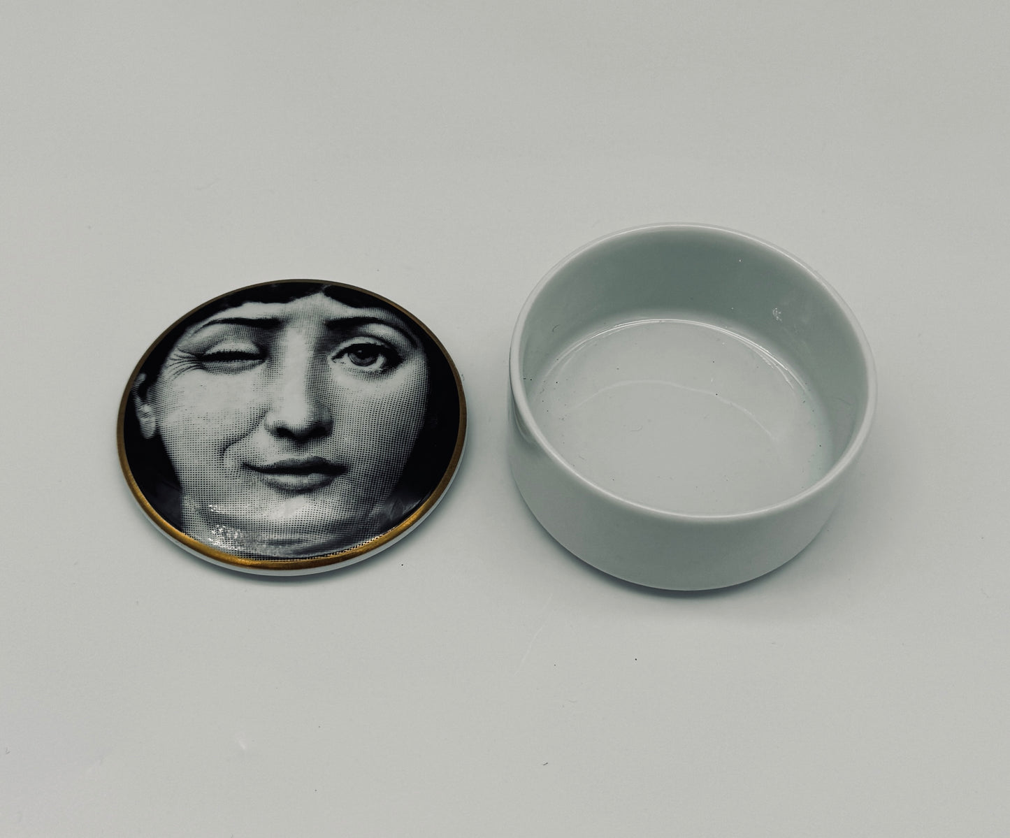 Boîte en porcelaine, Piero Fornasetti, Rosenthal, 80s