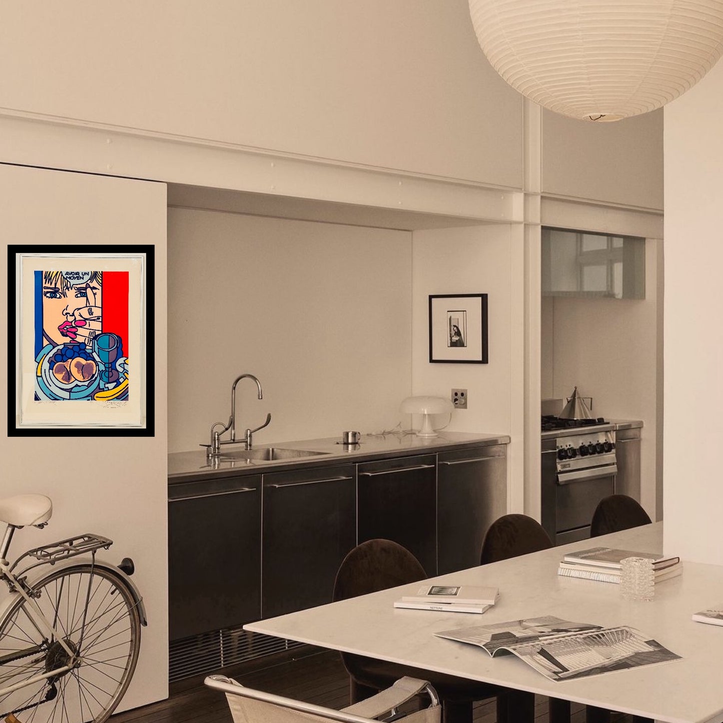 Sérigraphie ERRO, Avoir un moyen, 1996