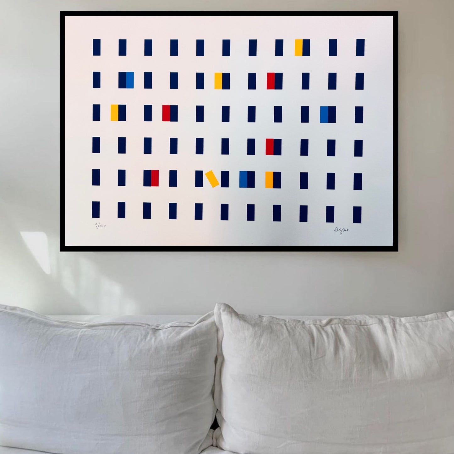Lithographie ,Yaakov AGAM, Hommage à Federico Garcia Lorca, 2000s