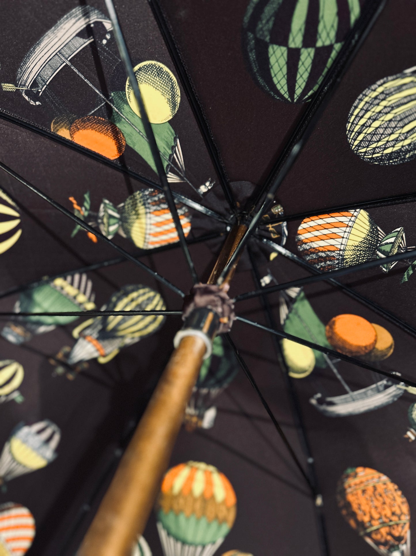 Parapluie, Piero Fornasetti, "mongolfières", 80s