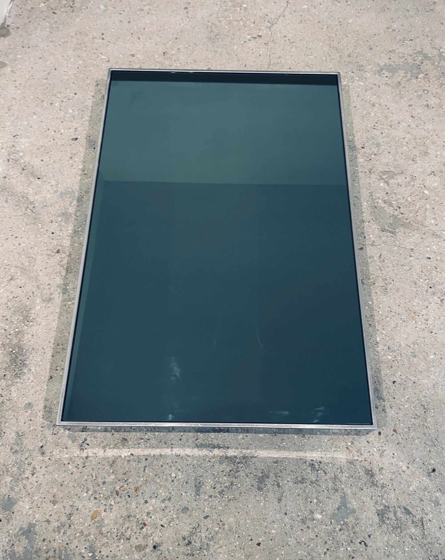 Table basse miroir, Willy Rizzo pour Cidue, 70s