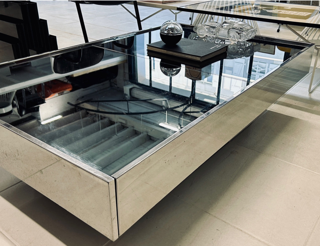 Table bar, Willy Rizzo CIDUE, 70s, sur commande
