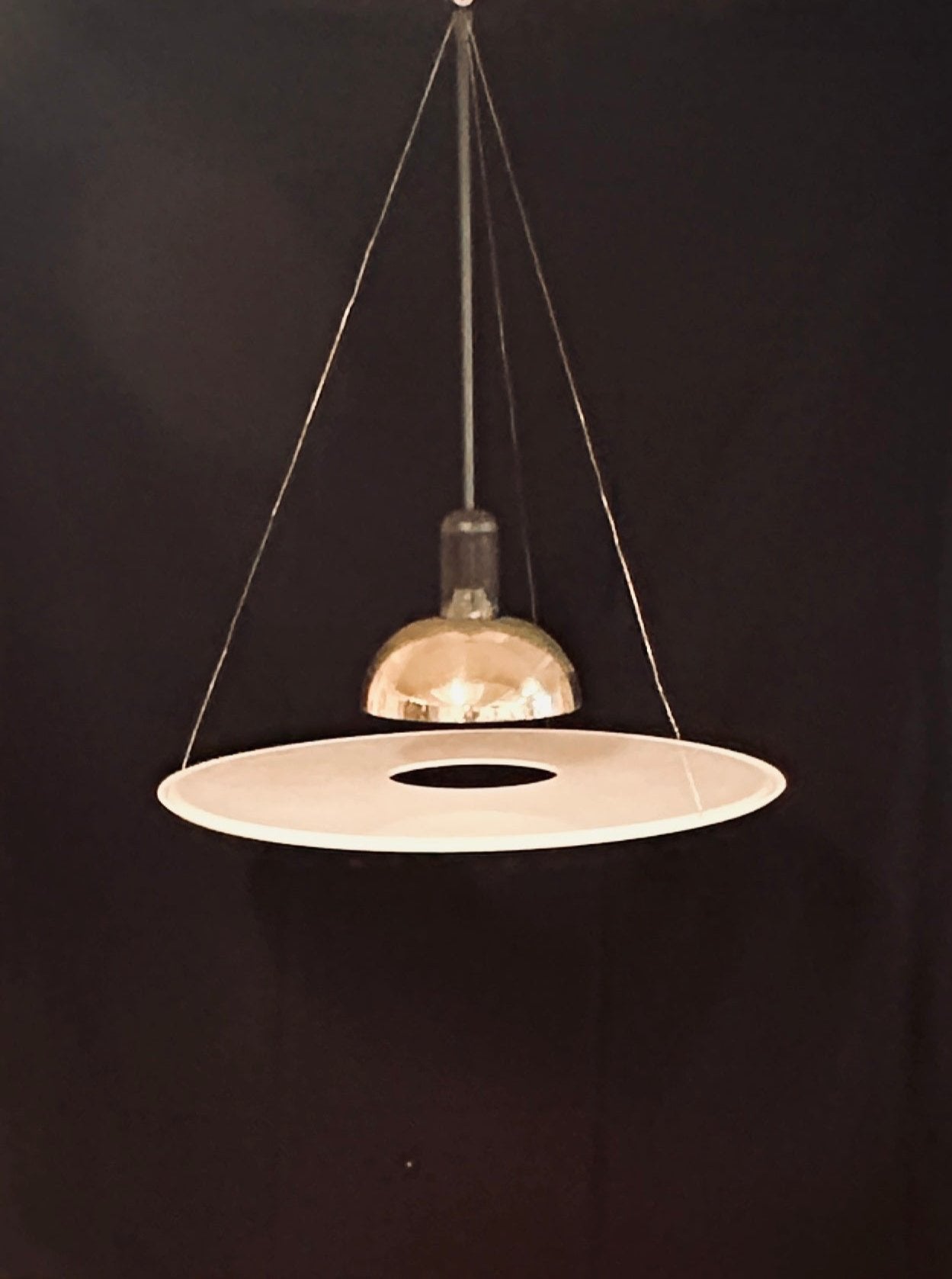 Suspension Frisbi, Achille Castiglioni, Flos, Italie, 80s