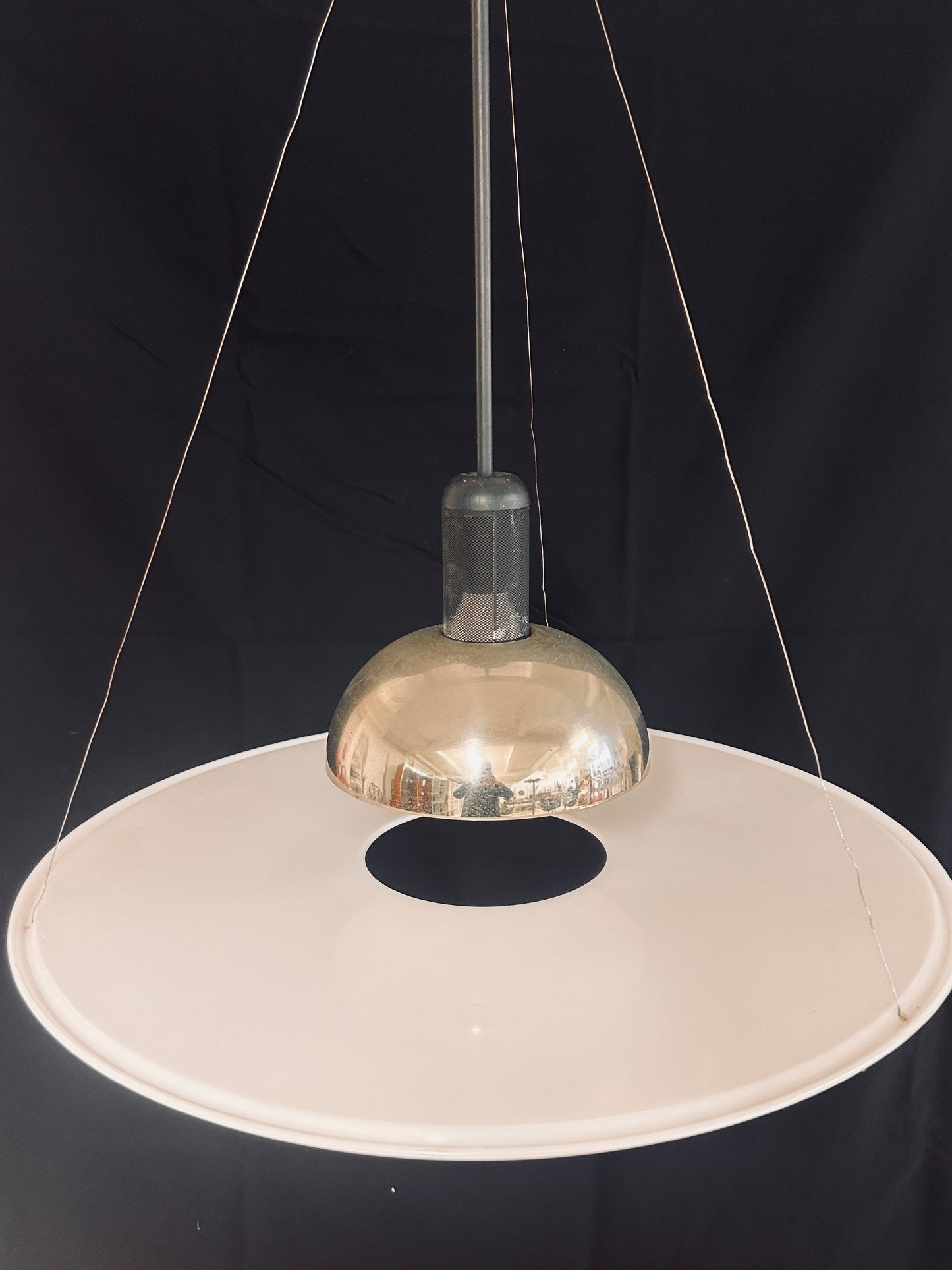 Suspension Frisbi, Achille Castiglioni, Flos, Italie, 80s