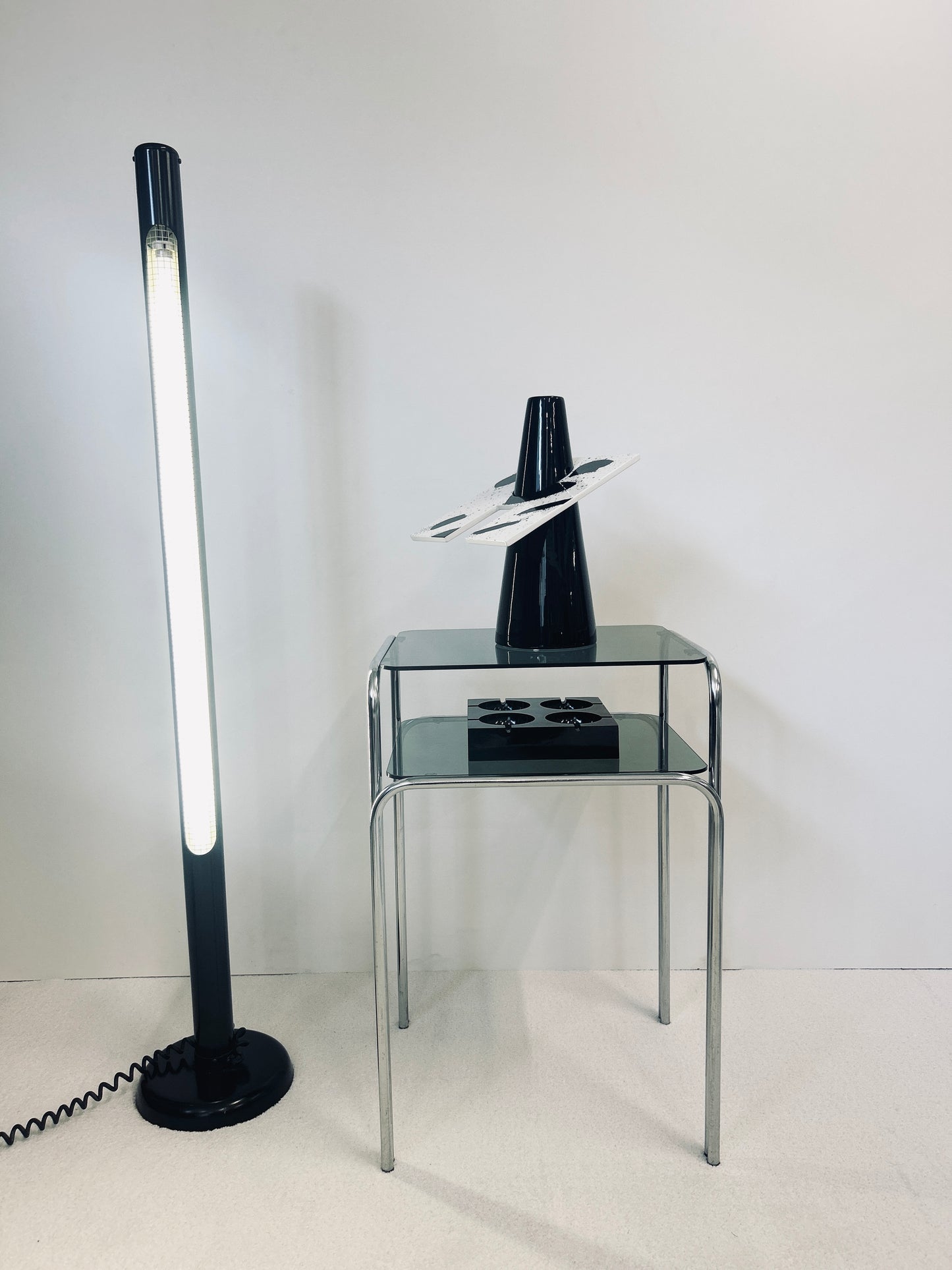 Lampadaire néon, 80s