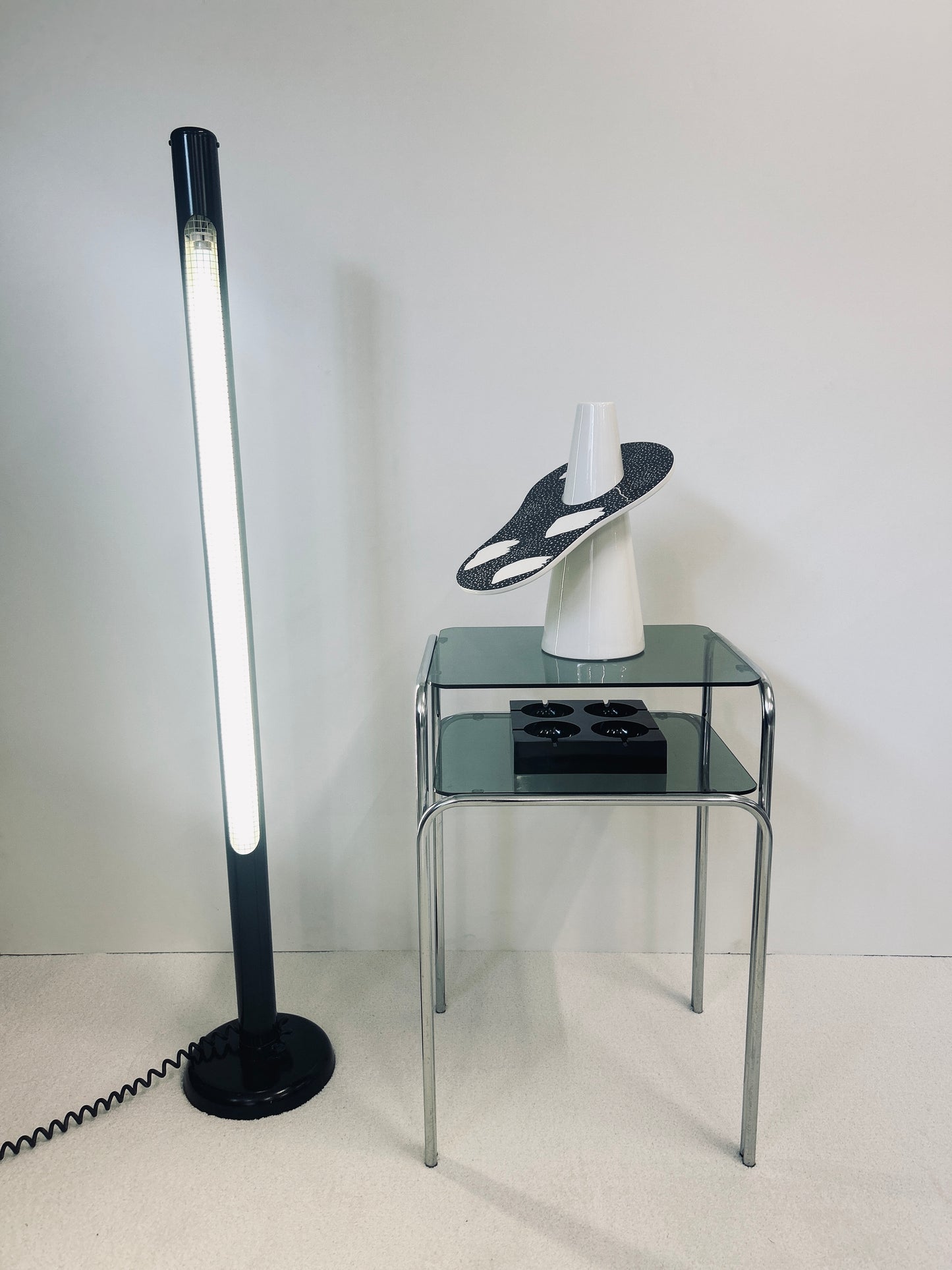 Lampadaire néon, 80s