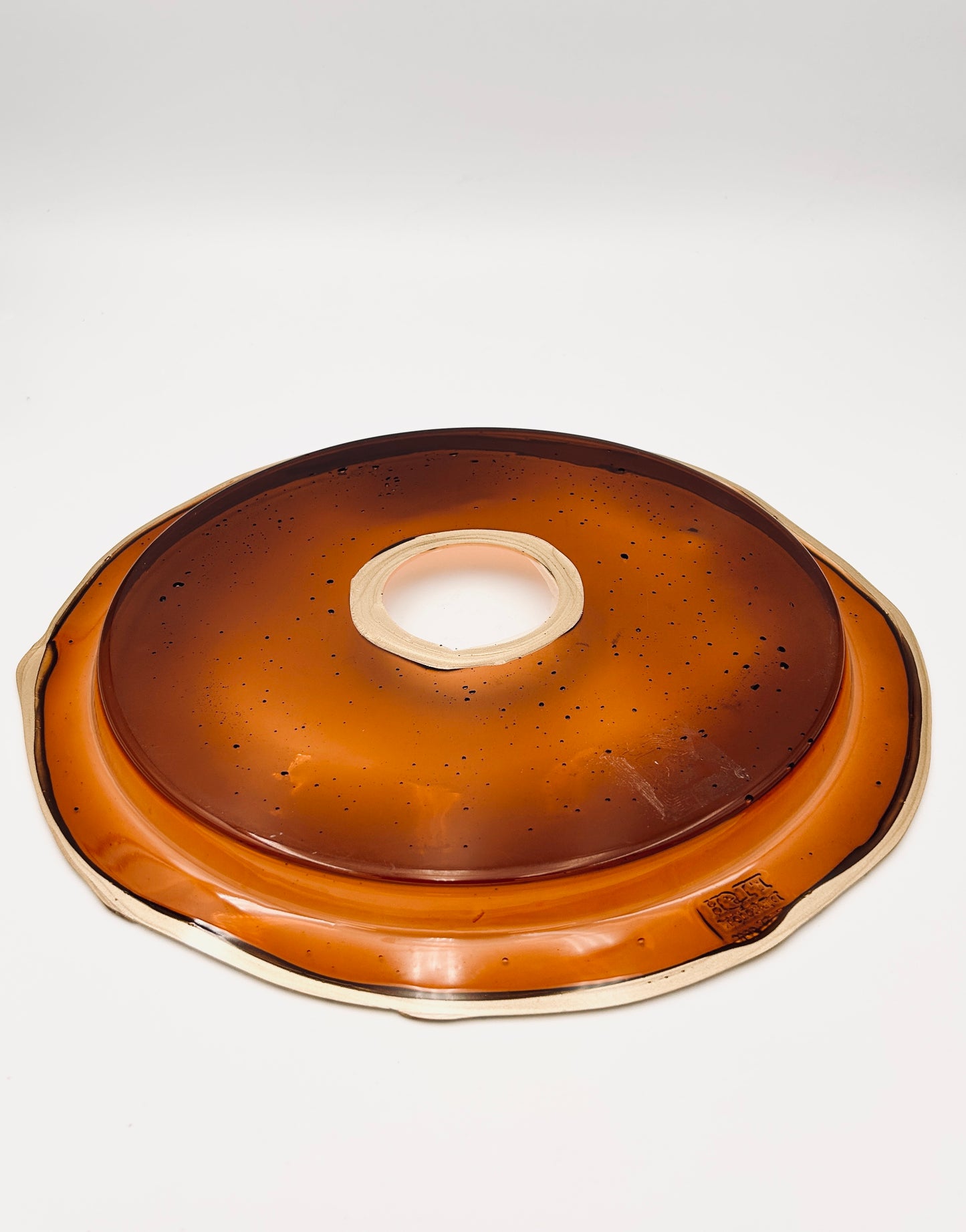 Plateau en résine souple de Gaetano Pesce, Fish design, 90s