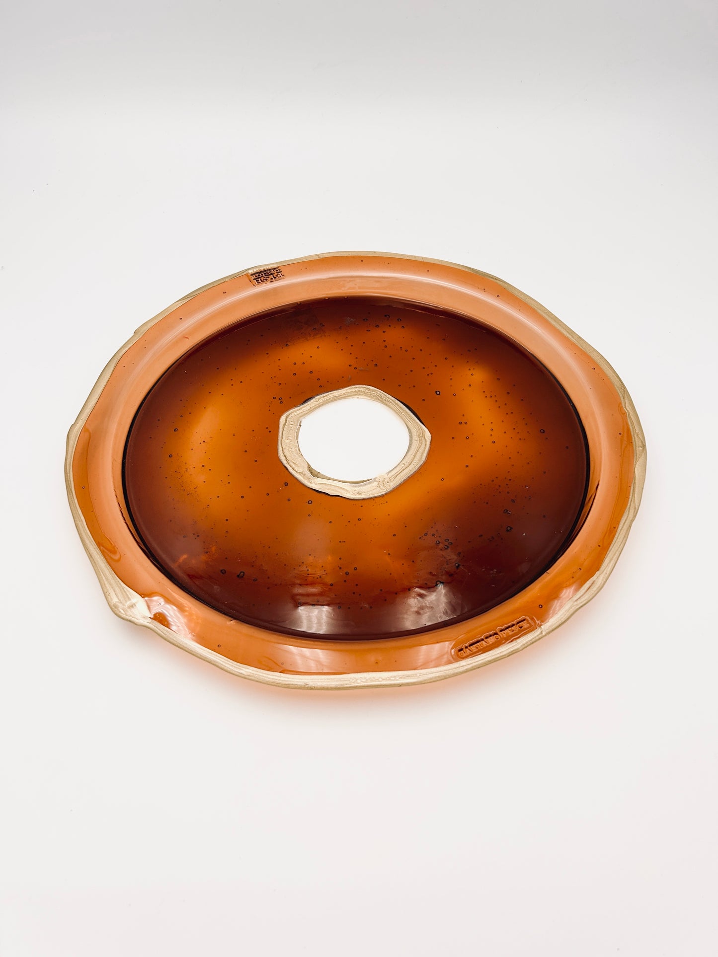 Plateau en résine souple de Gaetano Pesce, Fish design, 90s