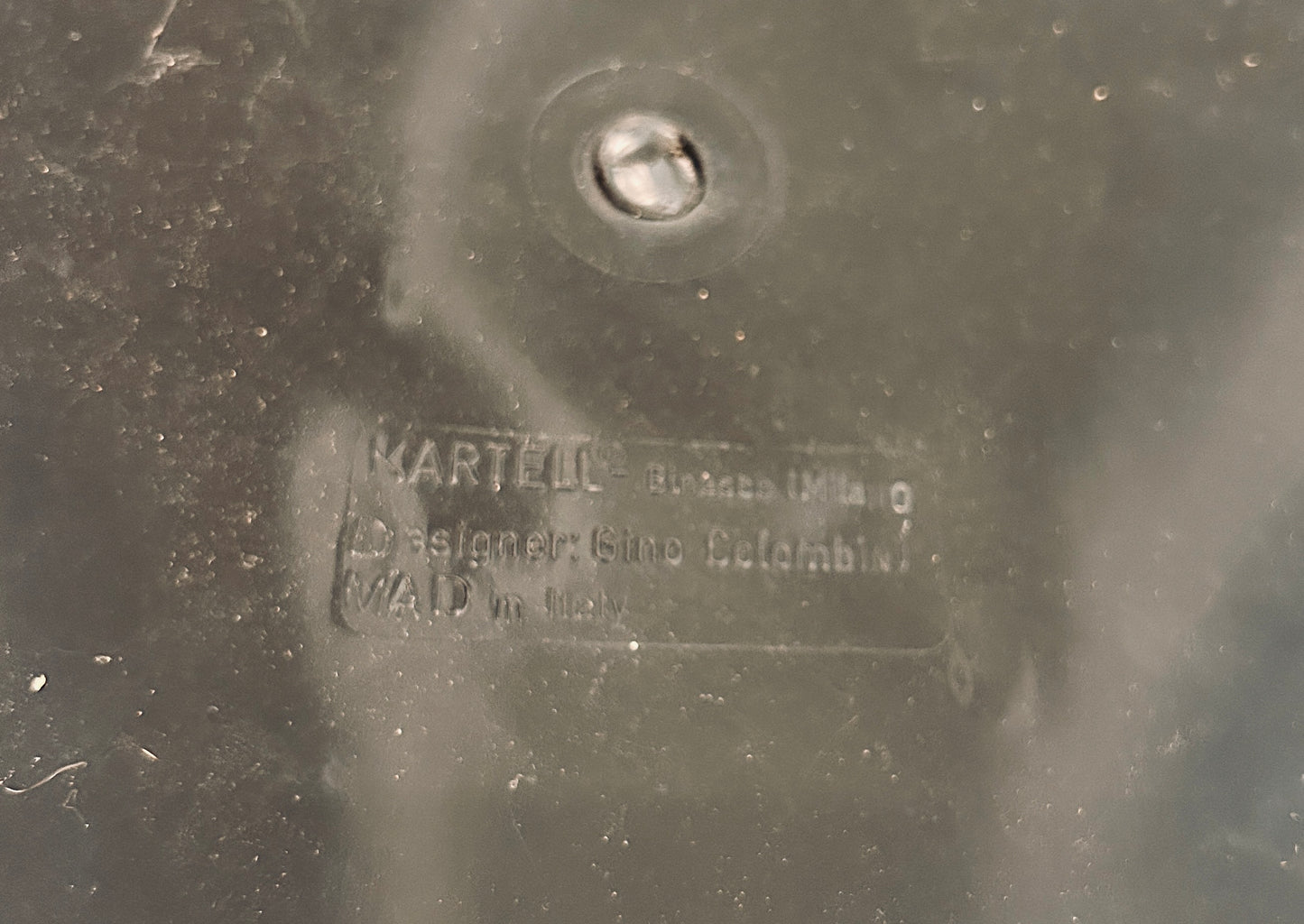 Porte-parapluies cendrier Gino Colombini pour Kartell, 70s