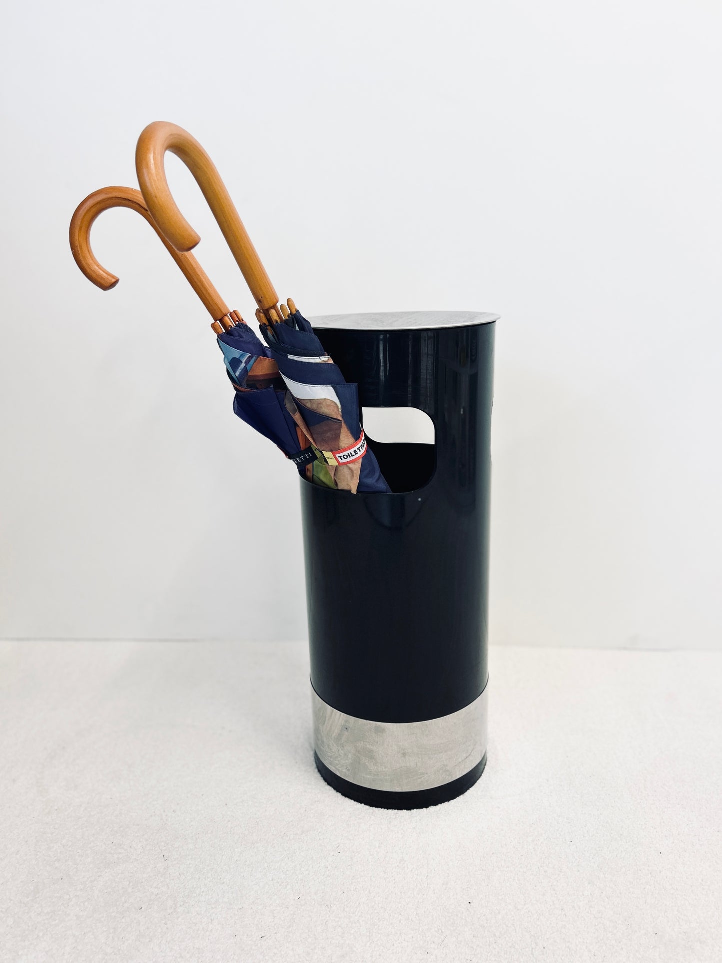 Porte-parapluies cendrier Gino Colombini pour Kartell, 70s