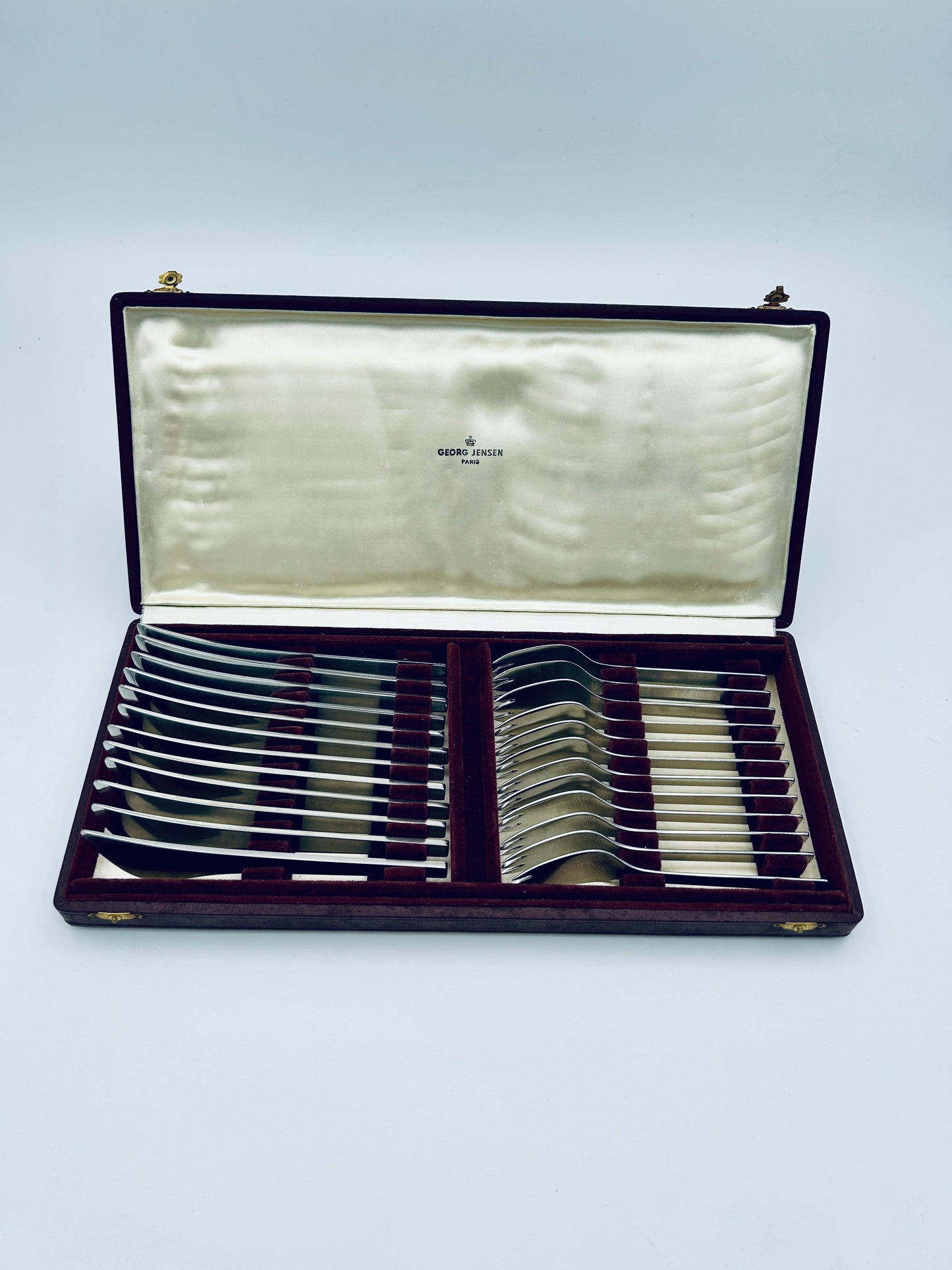 Couverts à poisson, Tuja, Georg Jensen, Danemark, 70s