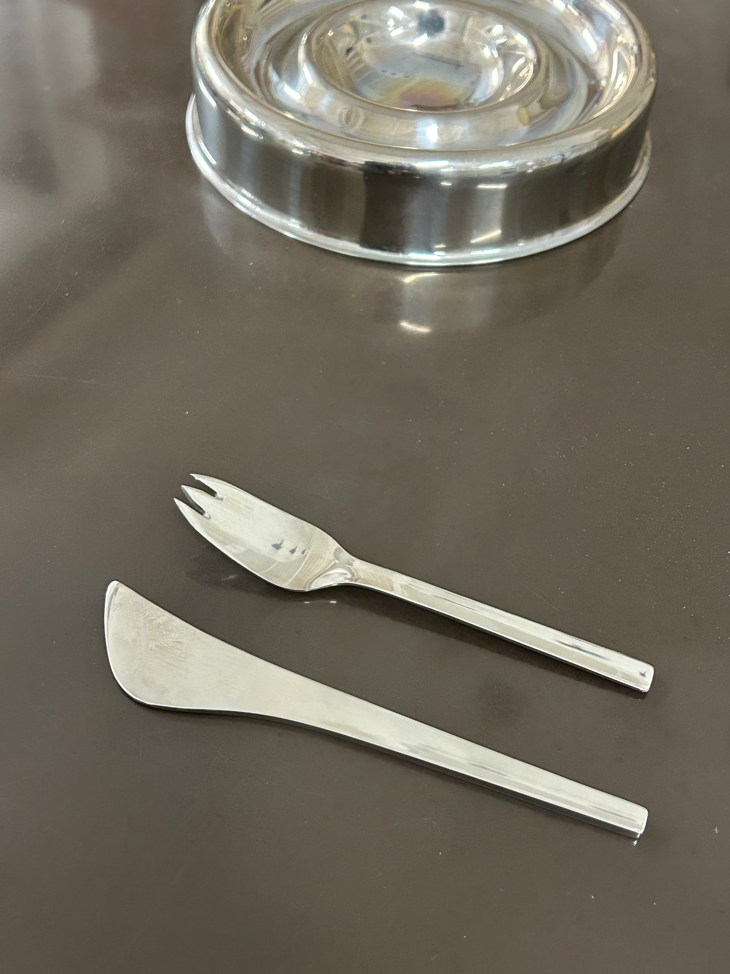 Couverts à poisson, Tuja, Georg Jensen, Danemark, 70s