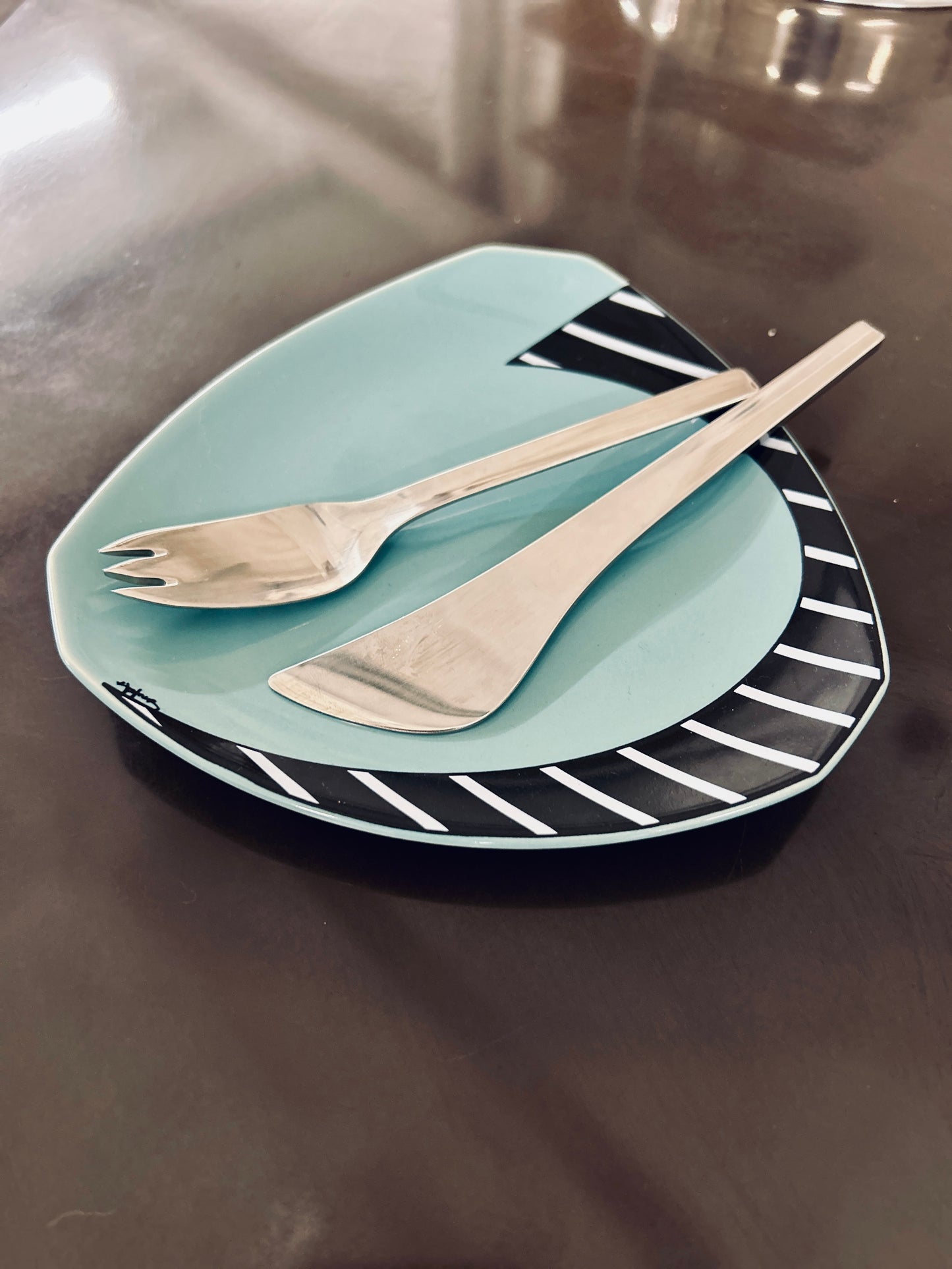 Couverts à poisson, Tuja, Georg Jensen, Danemark, 70s