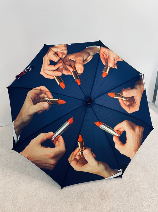 Parapluie  Lipstick bleu Toiletpaper, Seletti, Italie 2000s