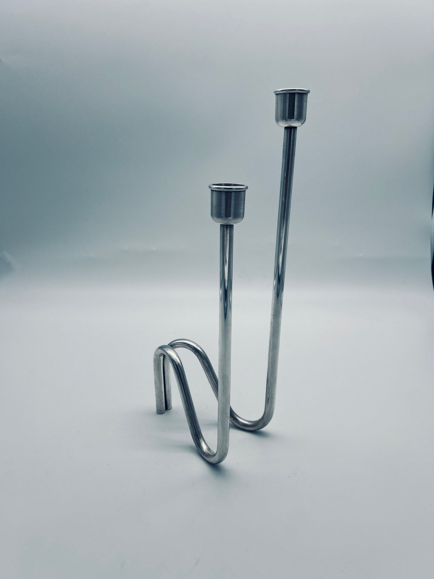 Chandelier Flame, double bougie, Lino Sabattini, 70s