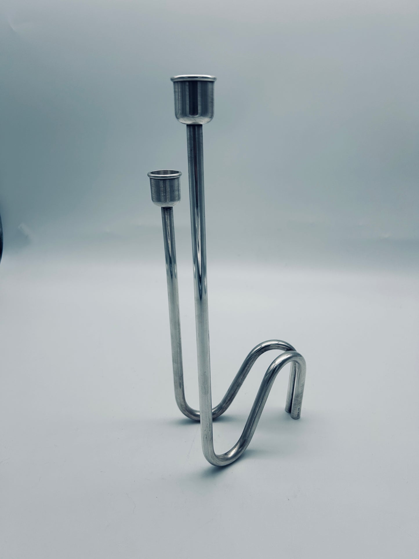Chandelier Flame, double bougie, Lino Sabattini, 70s