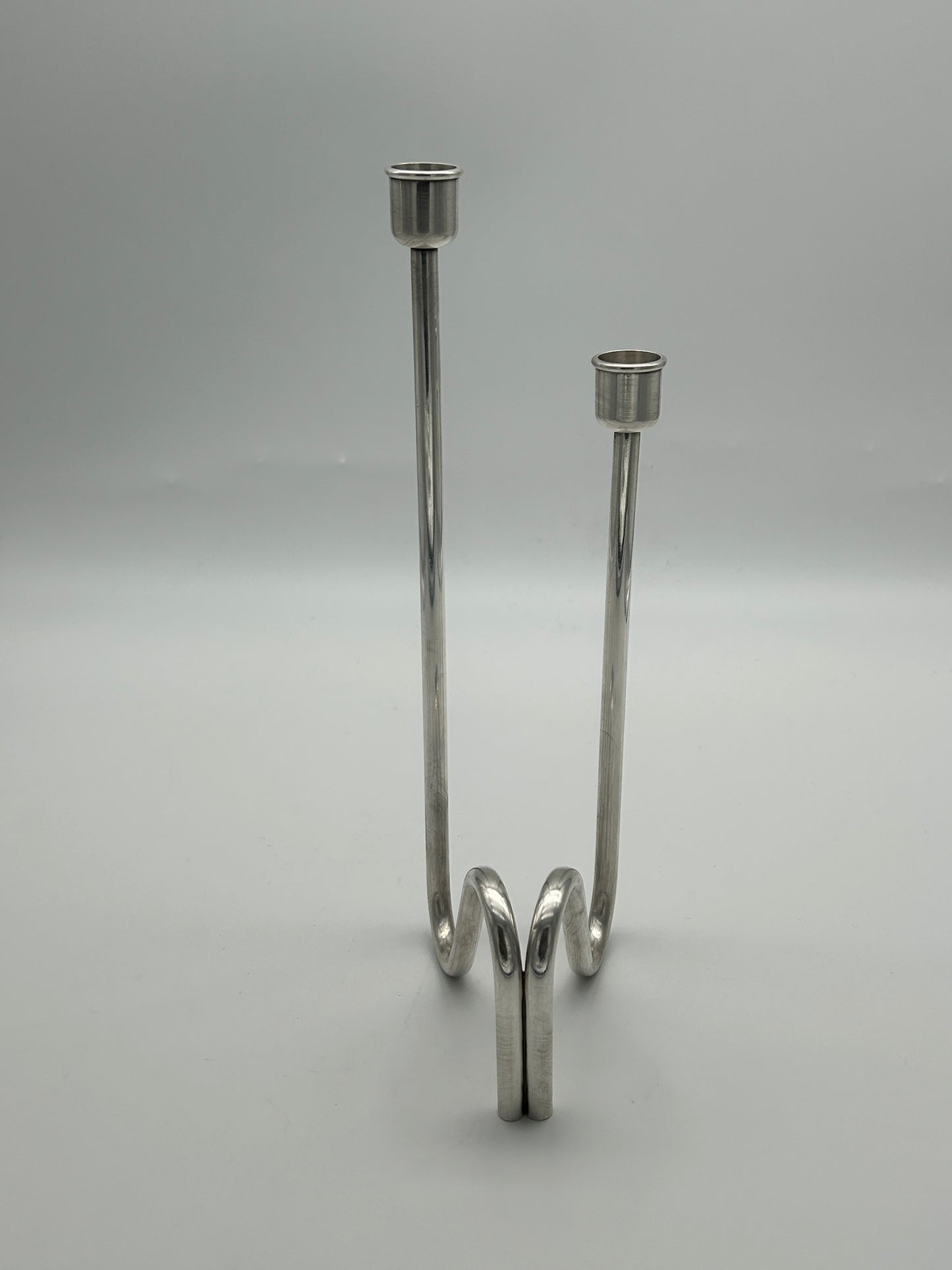 Chandelier Flame, double bougie, Lino Sabattini, 70s