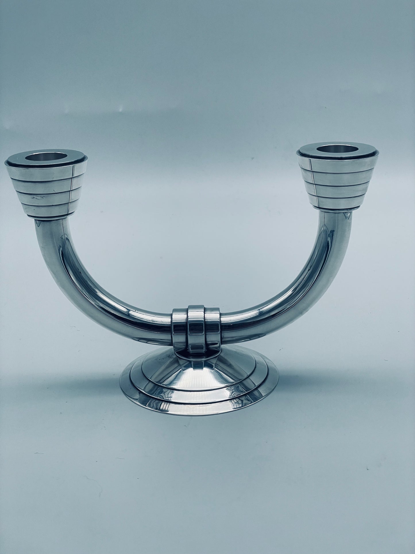 Chandelier bougeoir Art Déco, Folio, Christofle, 20s