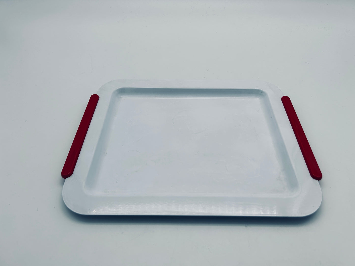 Set à café rouge et plateau, Morinox, Italie, 70s