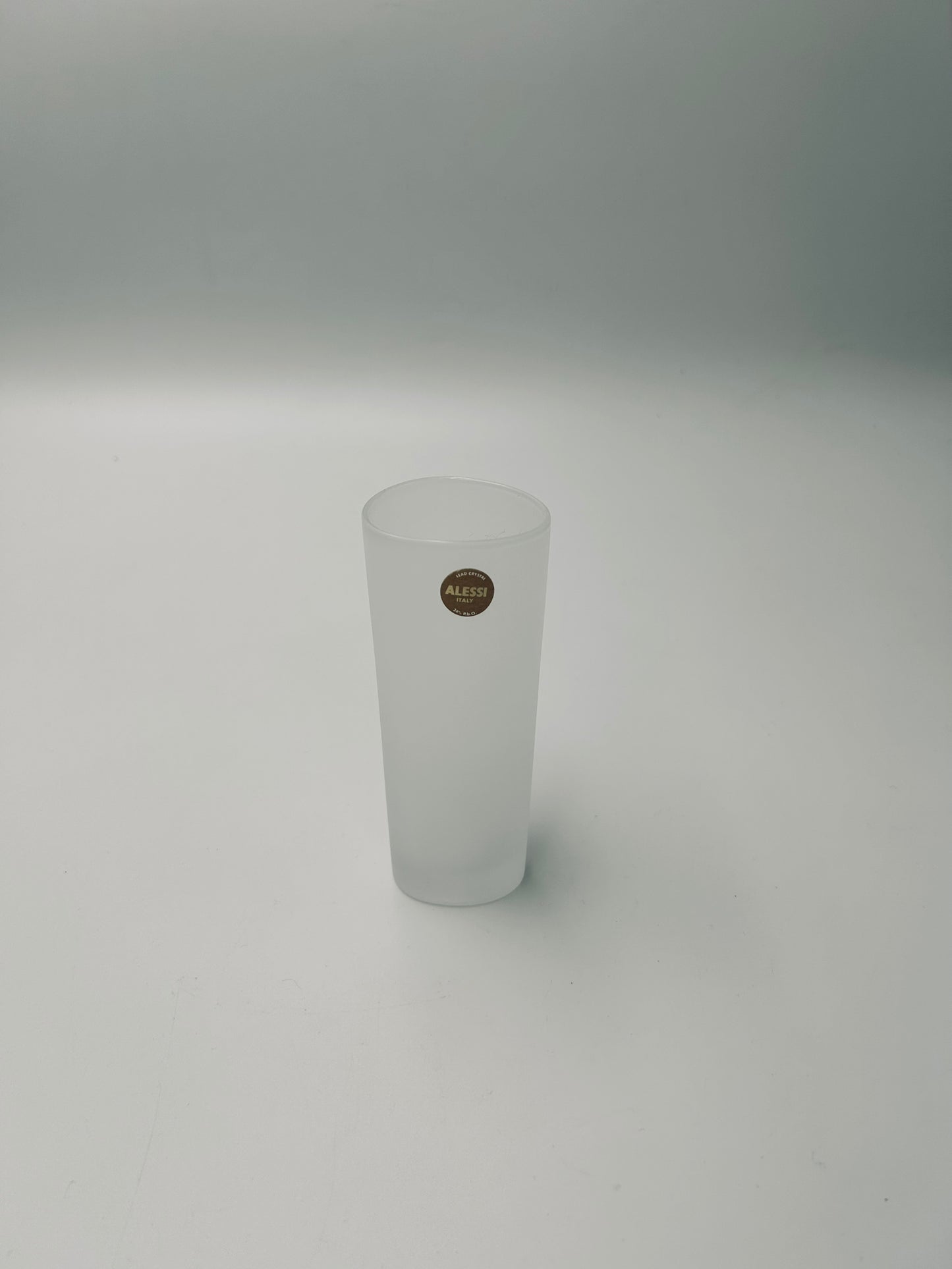 Verres à eau en verre dépoli, Colombina, Fuksas et Mandrelli, Alessi, 2000s