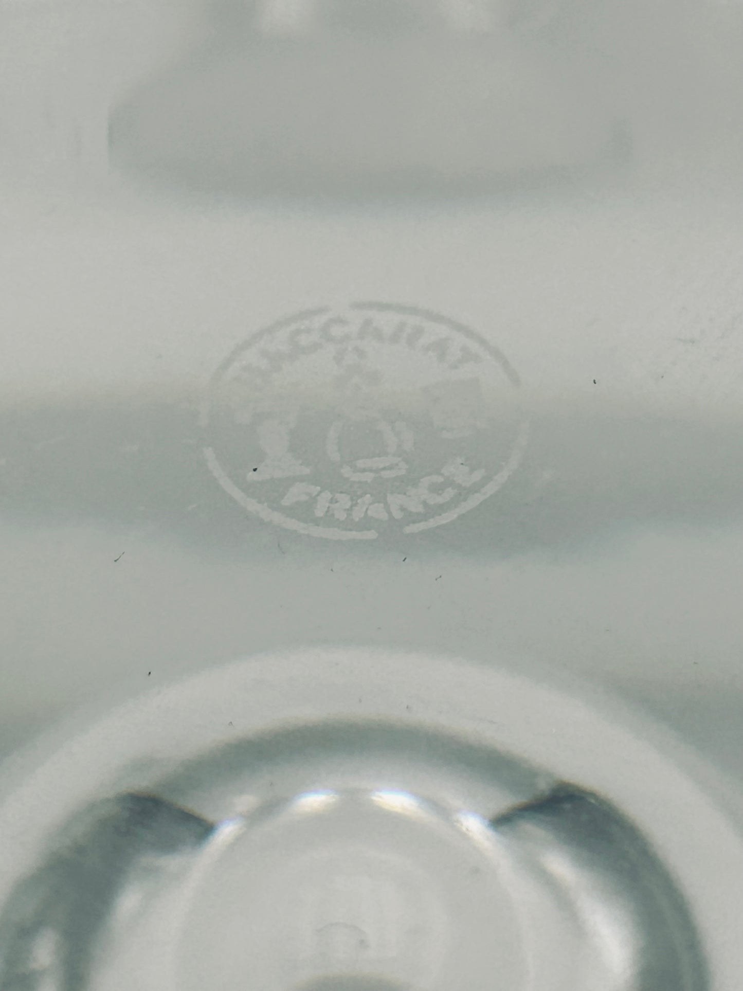Verres à vodka en cristal, modèle Tir Bar, Baccarat, 70s