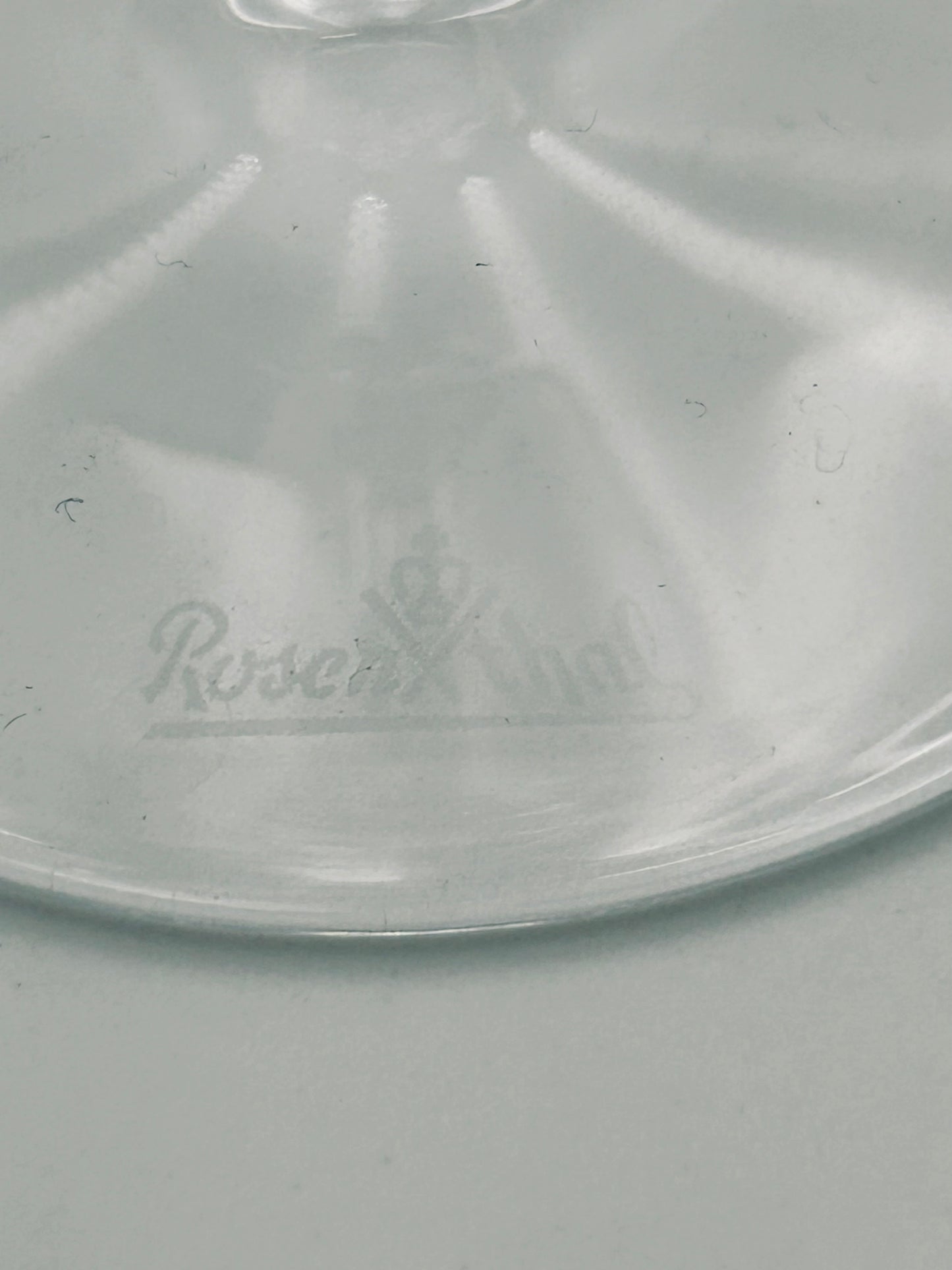 Flûtes a champagne en cristal, Rosenthal