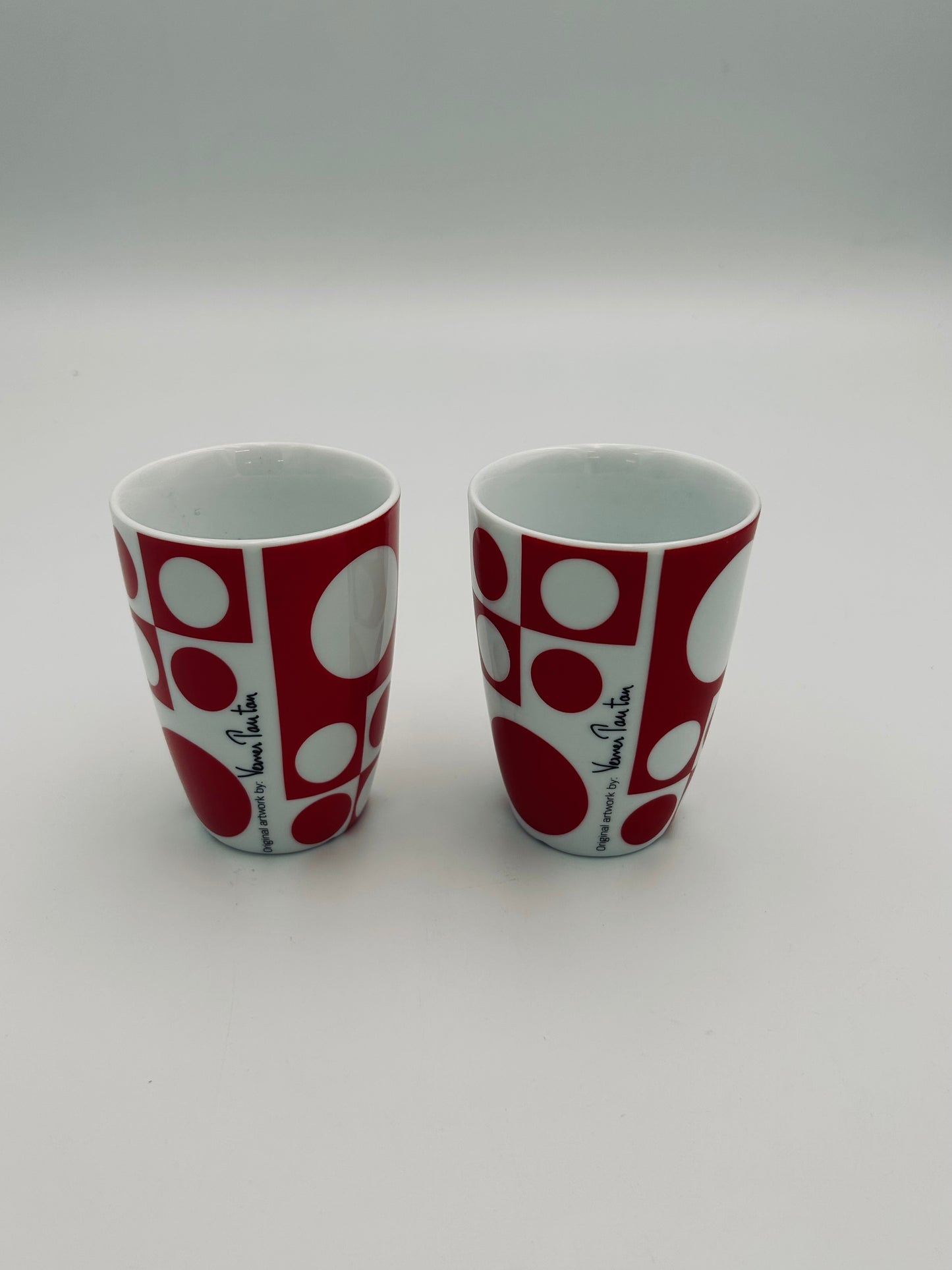 Mug rouge Verner Panton, Menu, 2000s