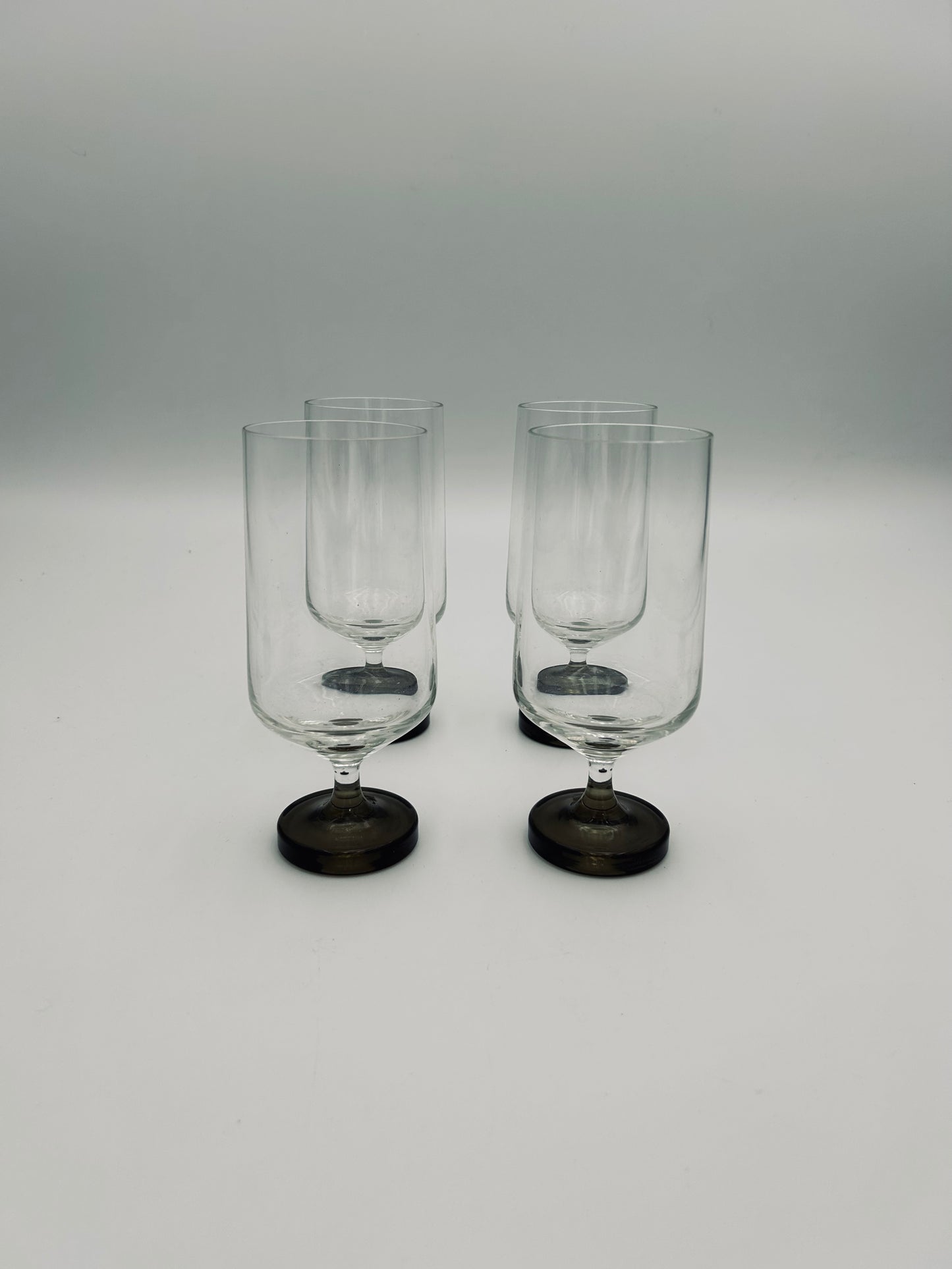 Verres à pied en cristal, Variations, Studio Linie, Rosenthal, 70s