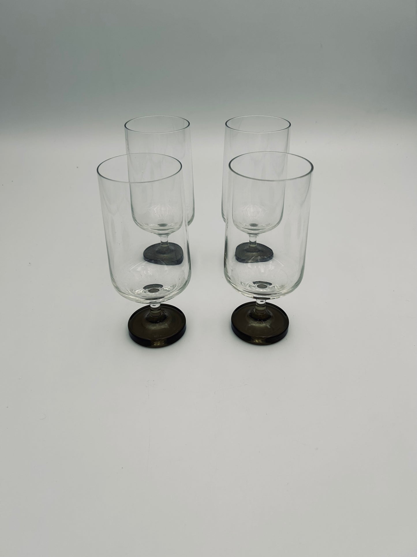 Verres à pied en cristal, Variations, Studio Linie, Rosenthal, 70s