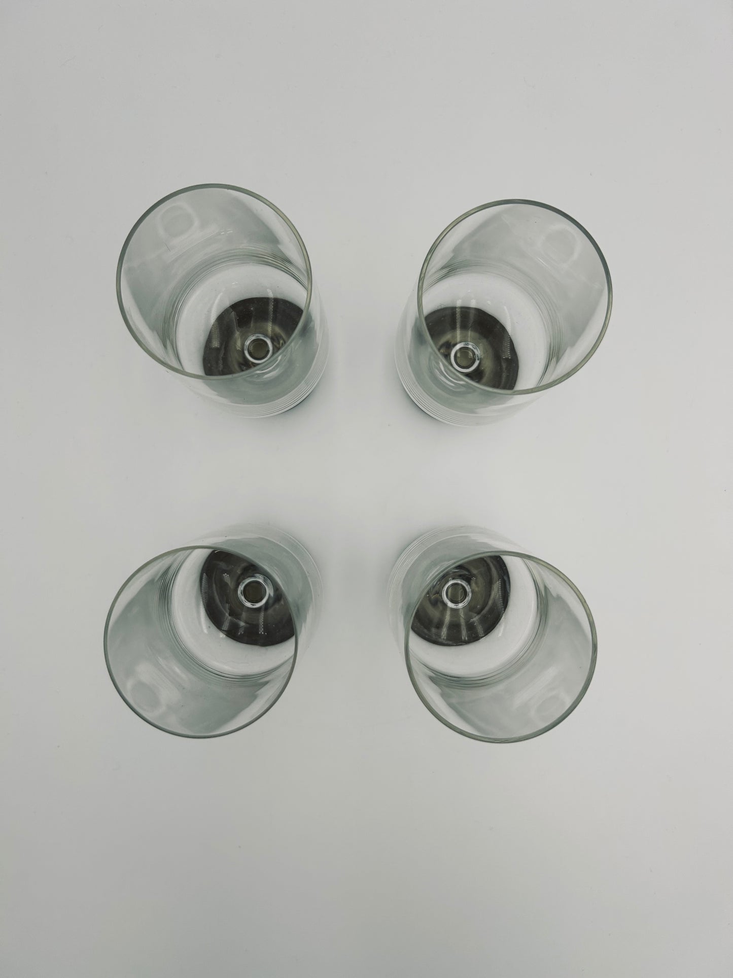 Verres à pied en cristal, Variations, Studio Linie, Rosenthal, 70s