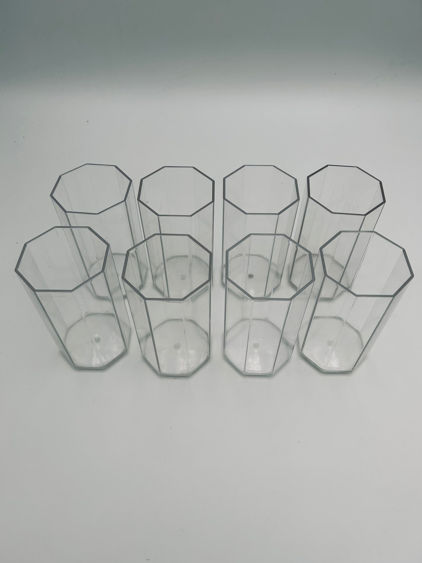 Verres à eau en plexiglass, Guzzini, 70s